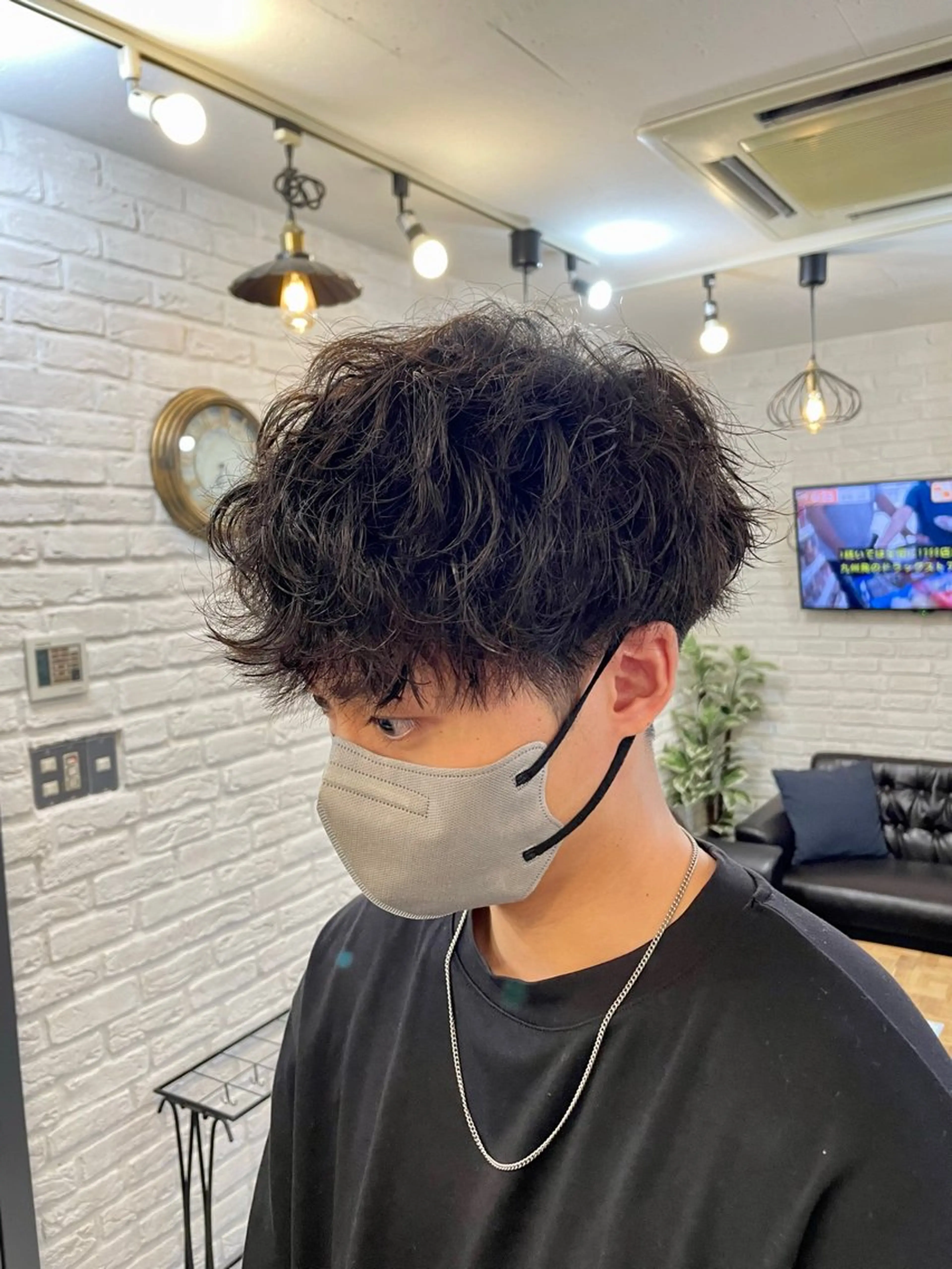 パーマ メンズ メンズパーマ スパイラルパーマ カット パーマ ニューモヘア所属・【マンツーマン接客】 ✂︎🟡酒井司🟡のヘアスタイル