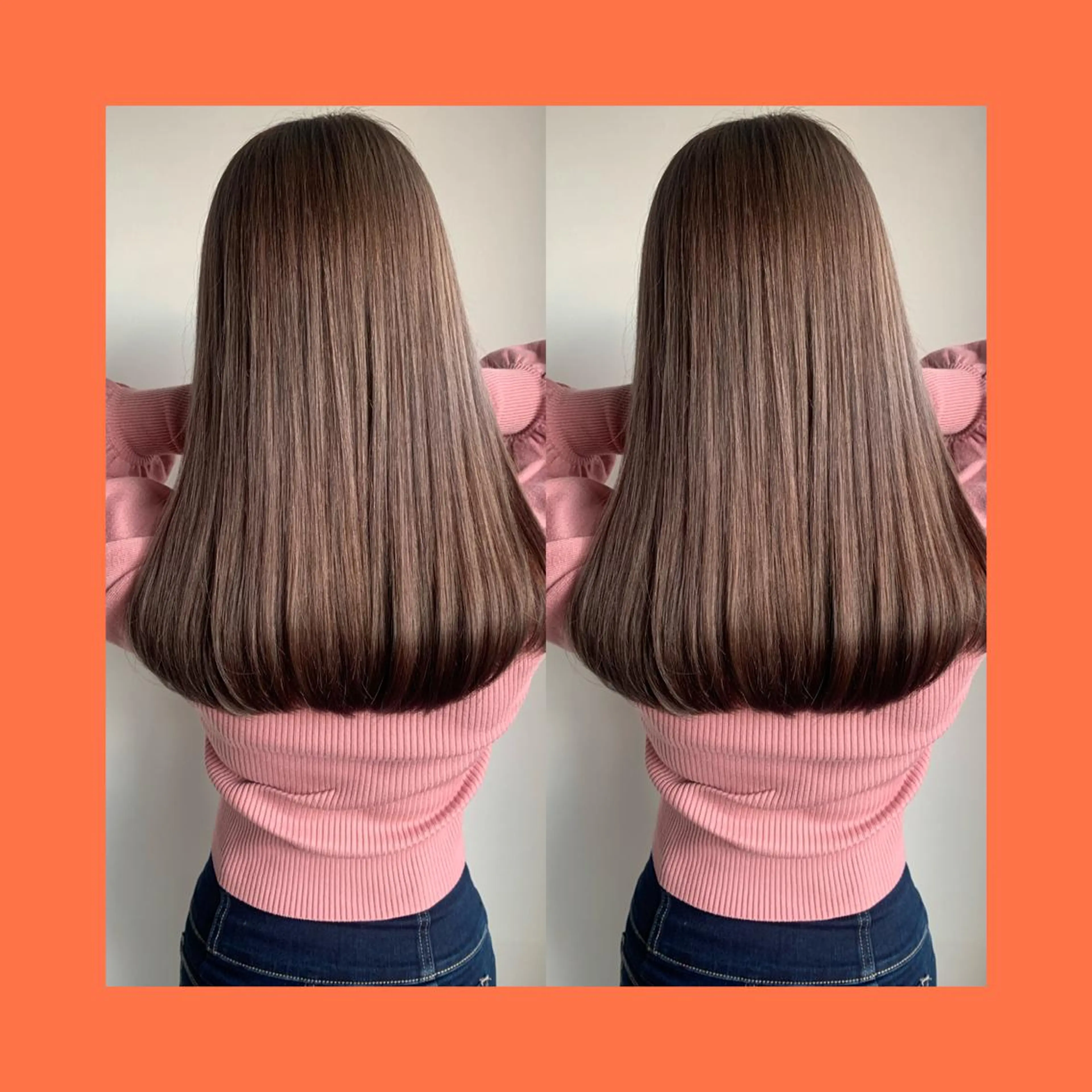 セミロング カラー ヘアカラー トリートメント ヘアセット ✨艶ブリーチカラー ✨四ノ宮裕己のヘアスタイル