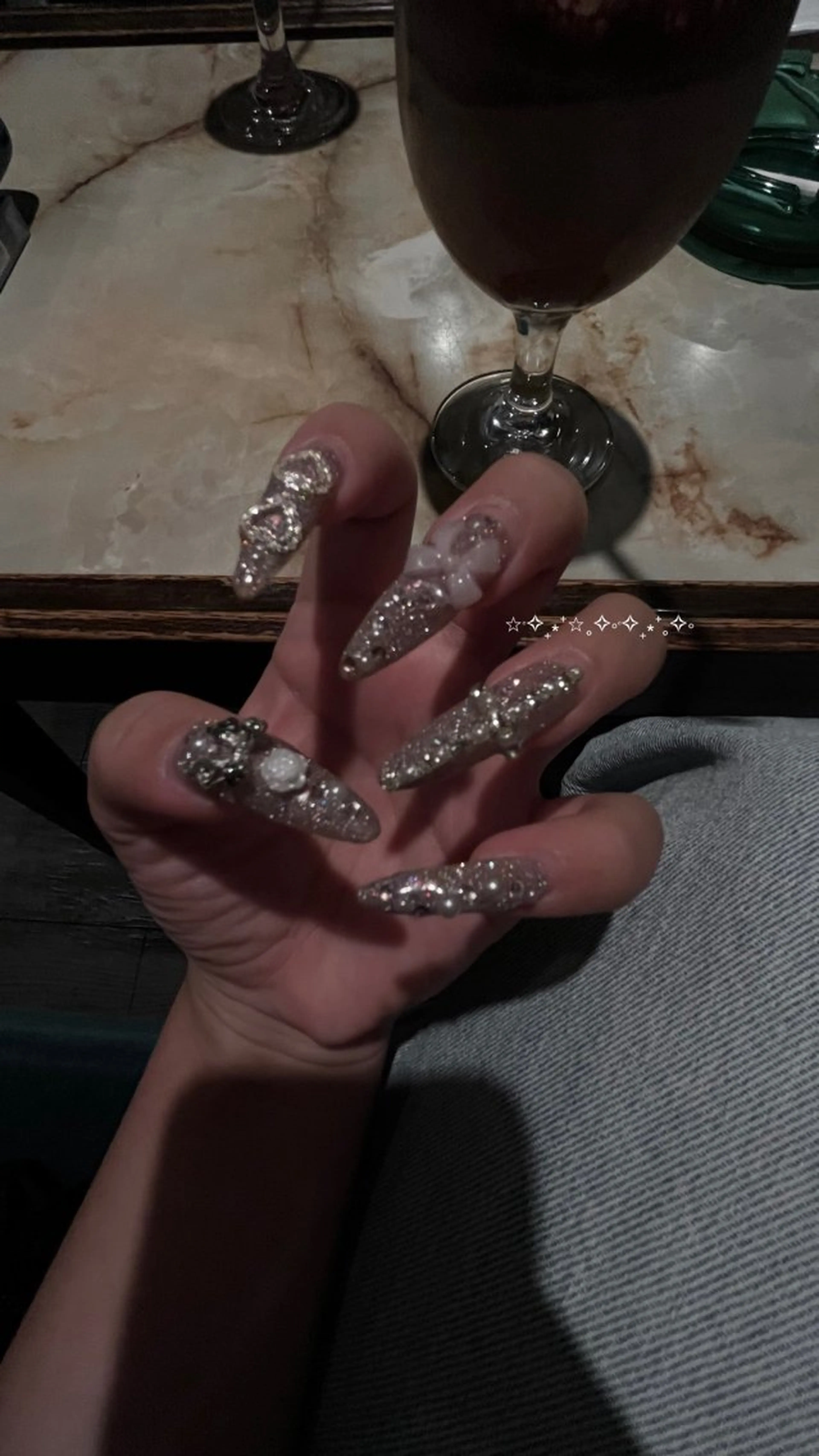 ネイル ˚✧⁺⭐︎༚moca miyuu⁎⁺˳✧༚のネイルデザイン