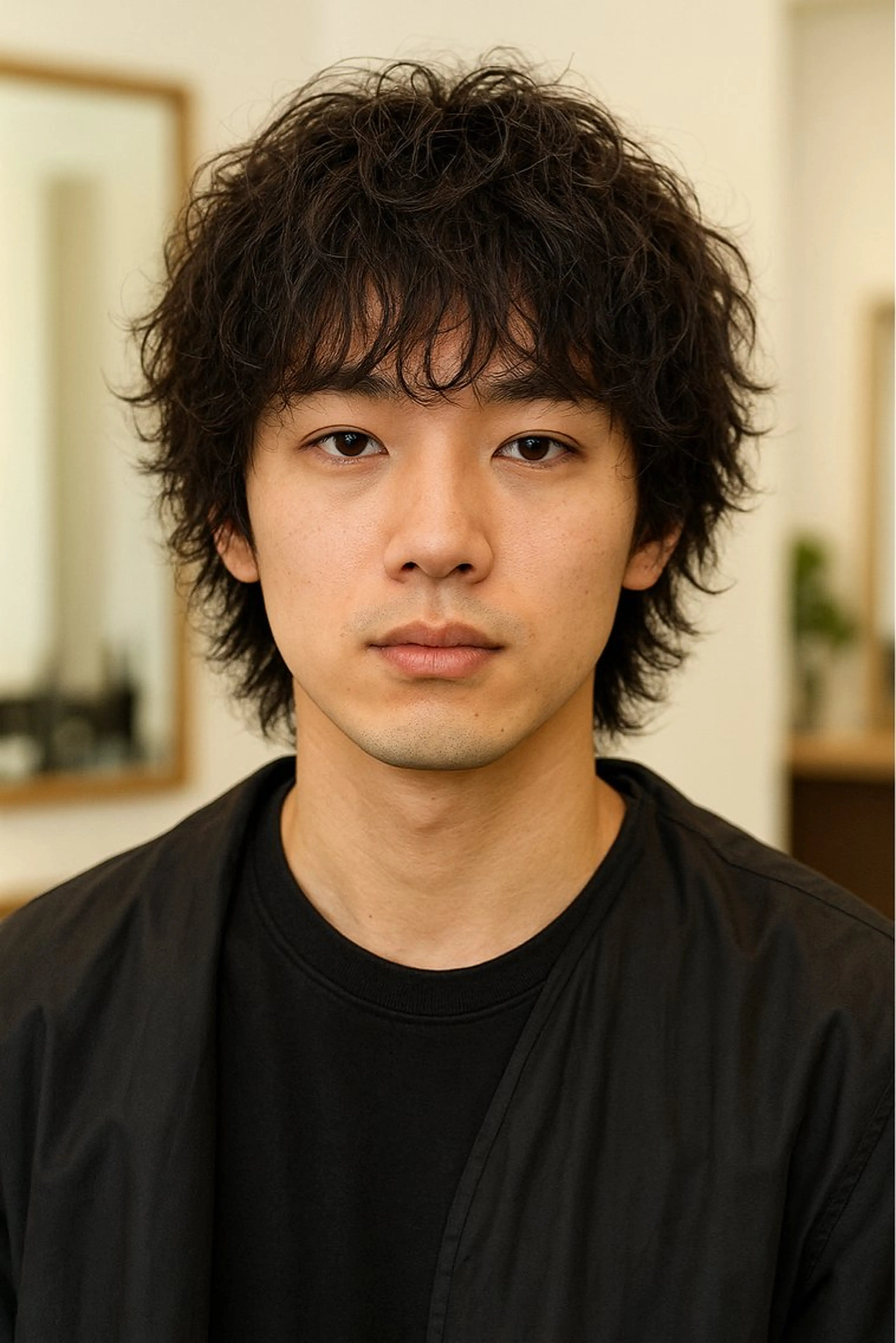 ショート パーマ メンズ カット パーマ aen parlor所属・💐レイヤー/ 暖色/りゅーき💐のヘアスタイル