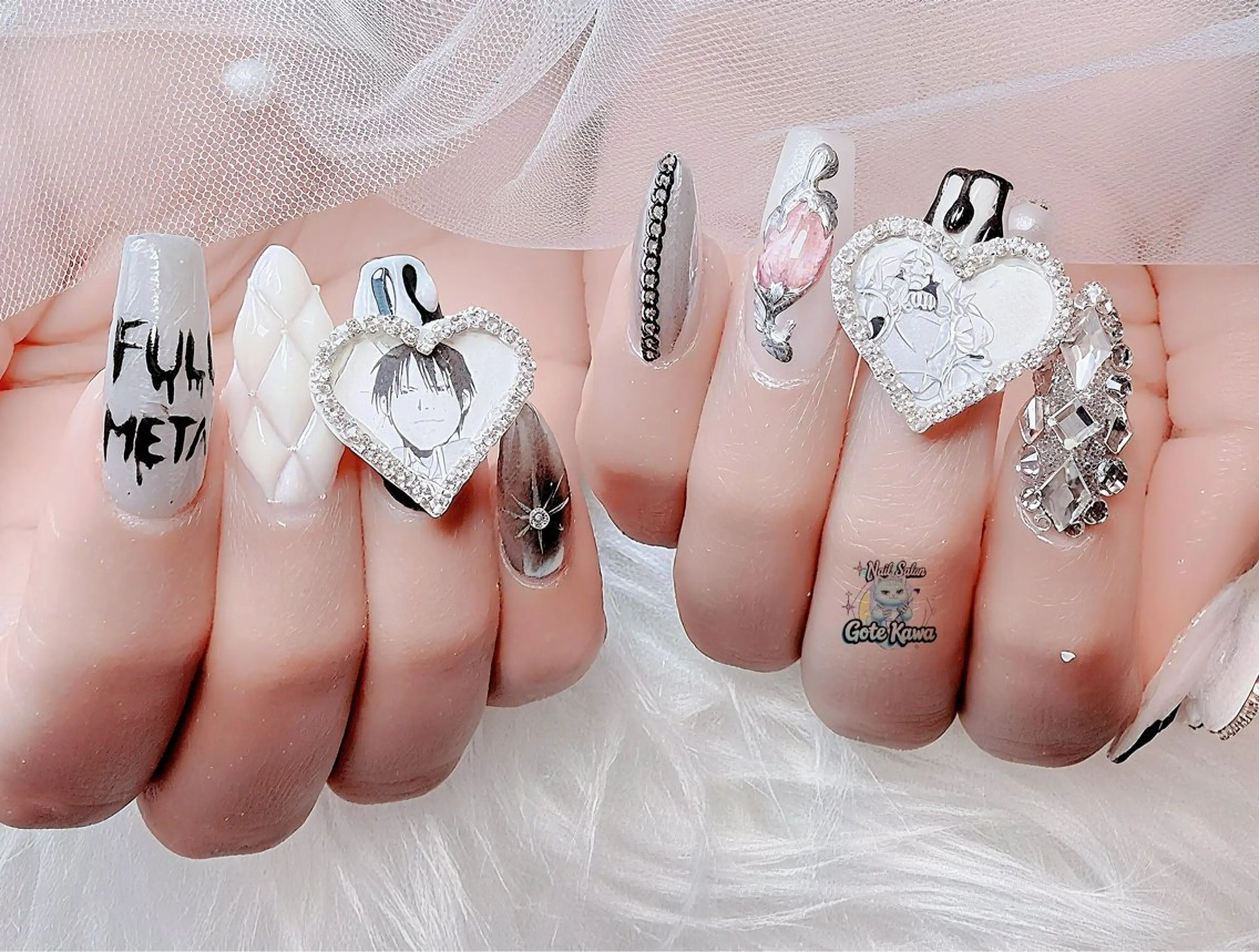 ネイル アートネイル 持ち込み ハンドネイル ハンドケア Gote Kawa nail salonのネイルデザイン