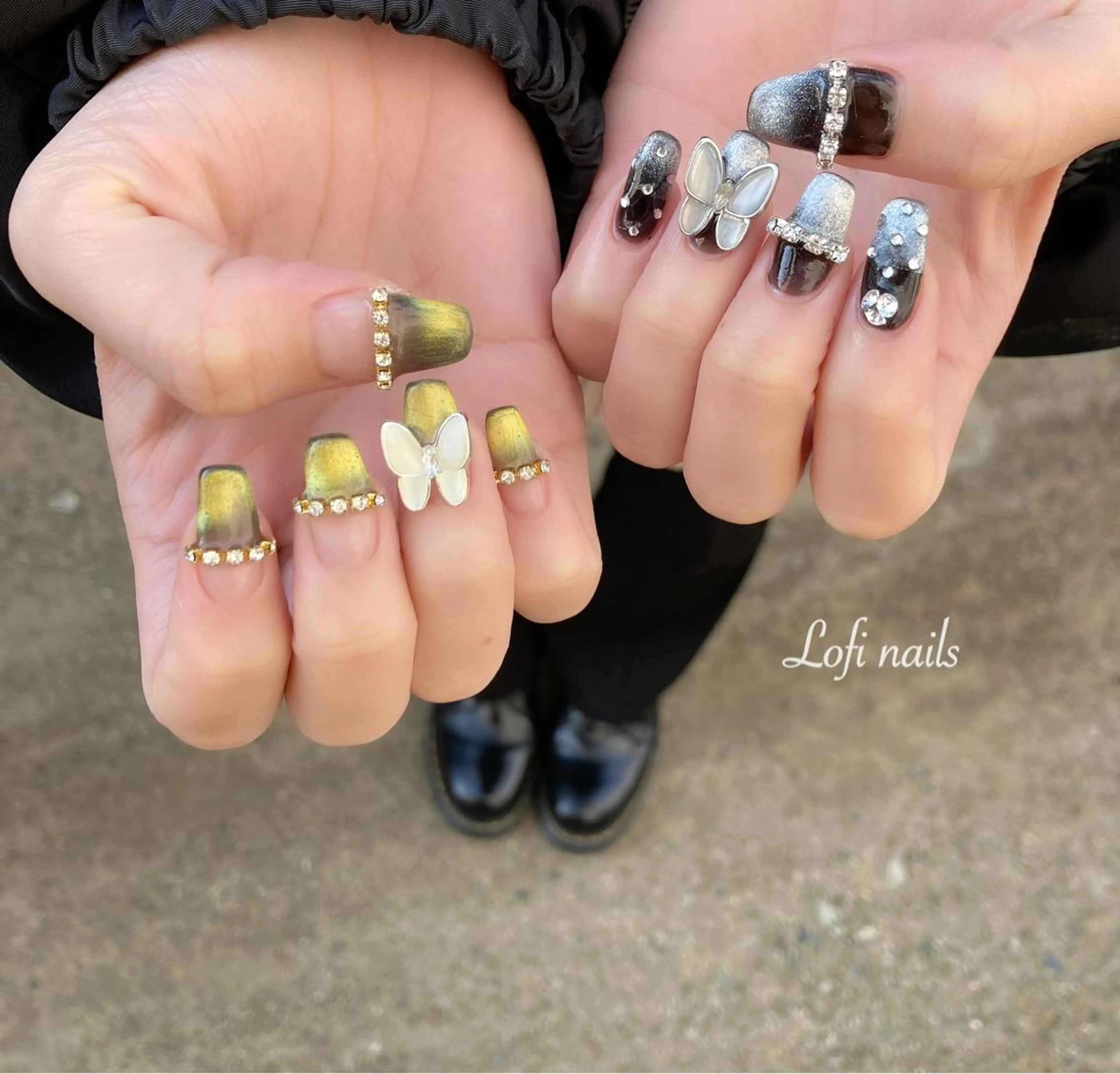 セミロング ネイル Lofi nails ゆきこのネイルデザイン