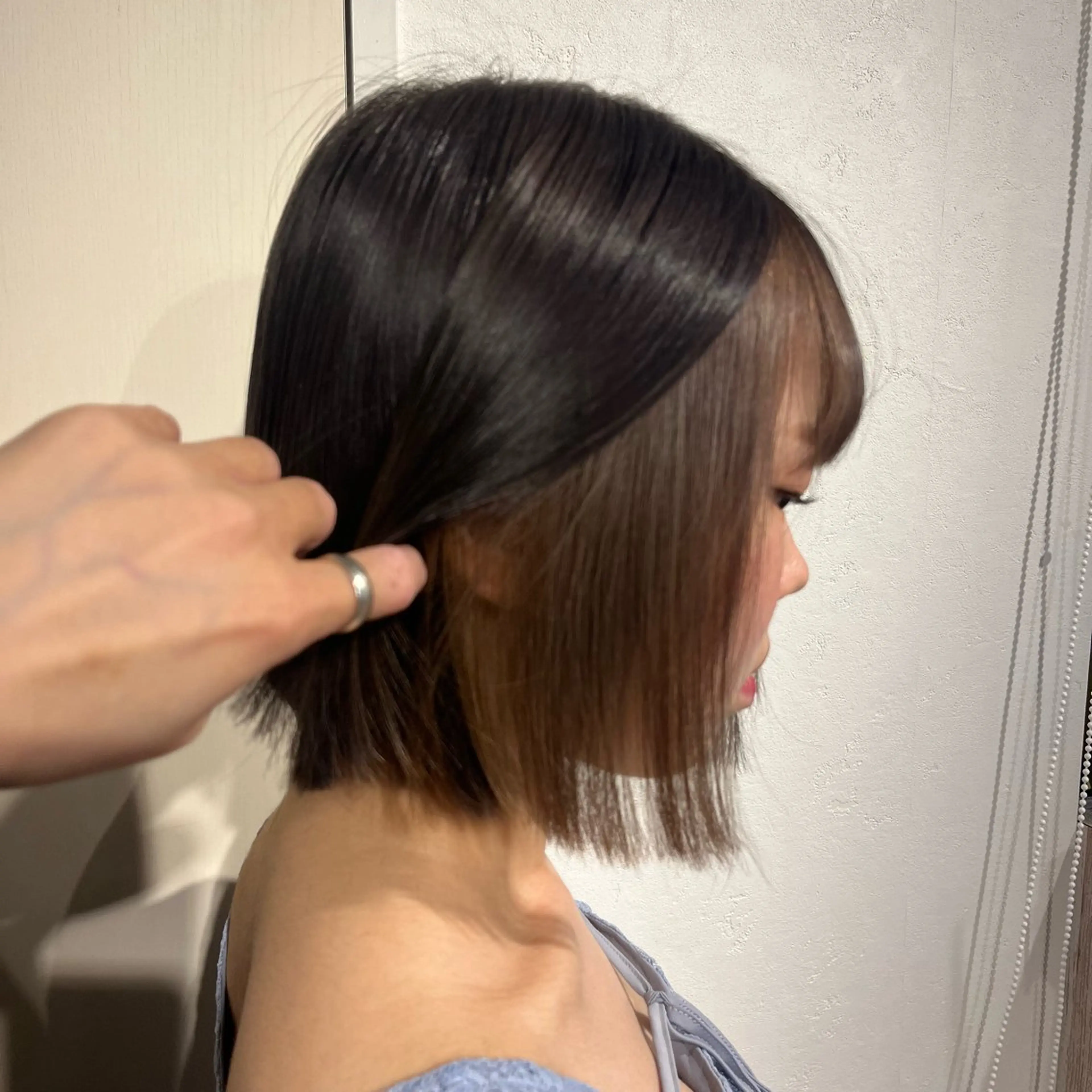 ショート カラー マンツーマン施術🫧 なつのヘアスタイル