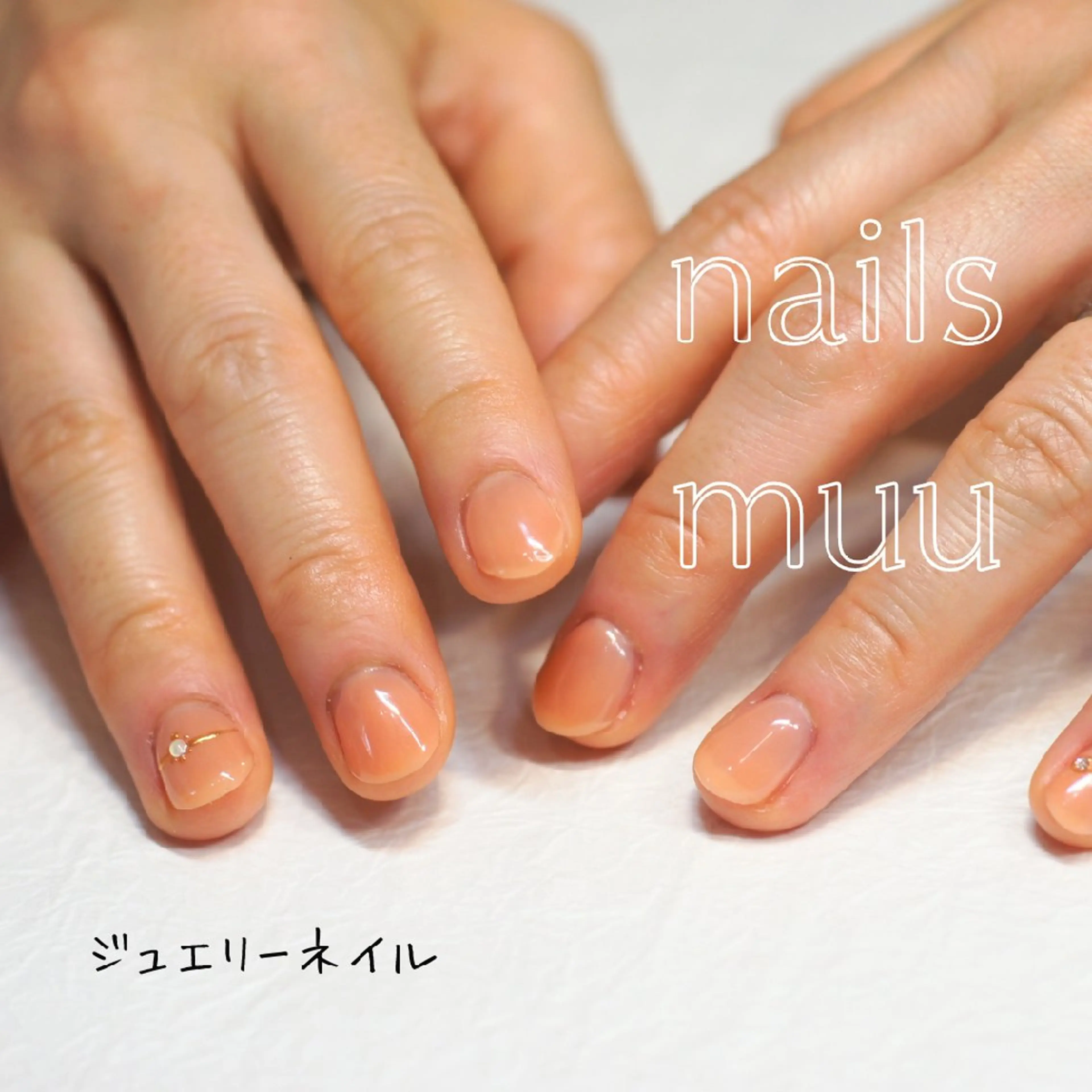 ネイル オフィスネイル シンプルネイル nails muu まゆのネイルデザイン