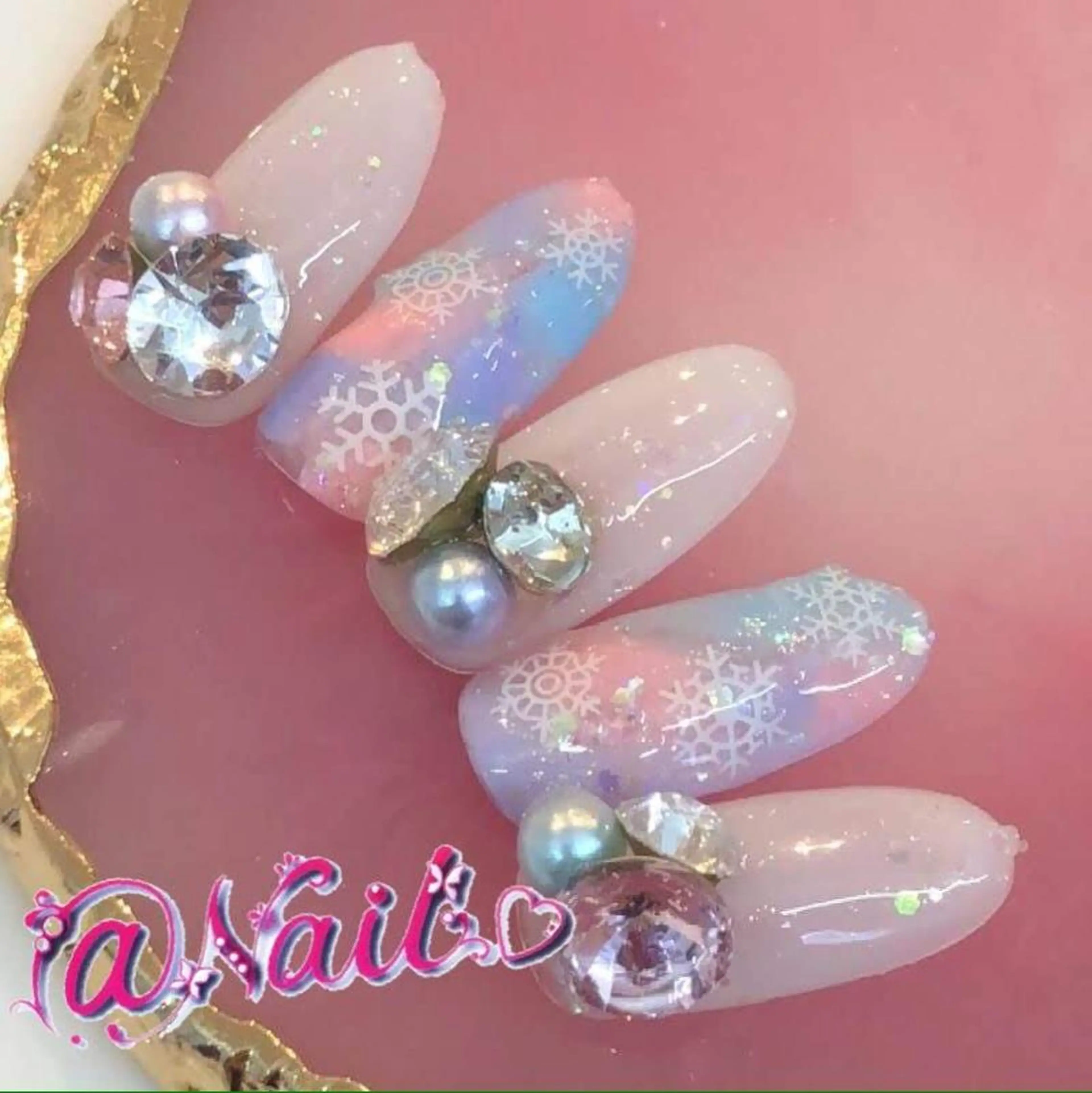 ネイル ネイルチップ 小尾 栞のネイルデザイン