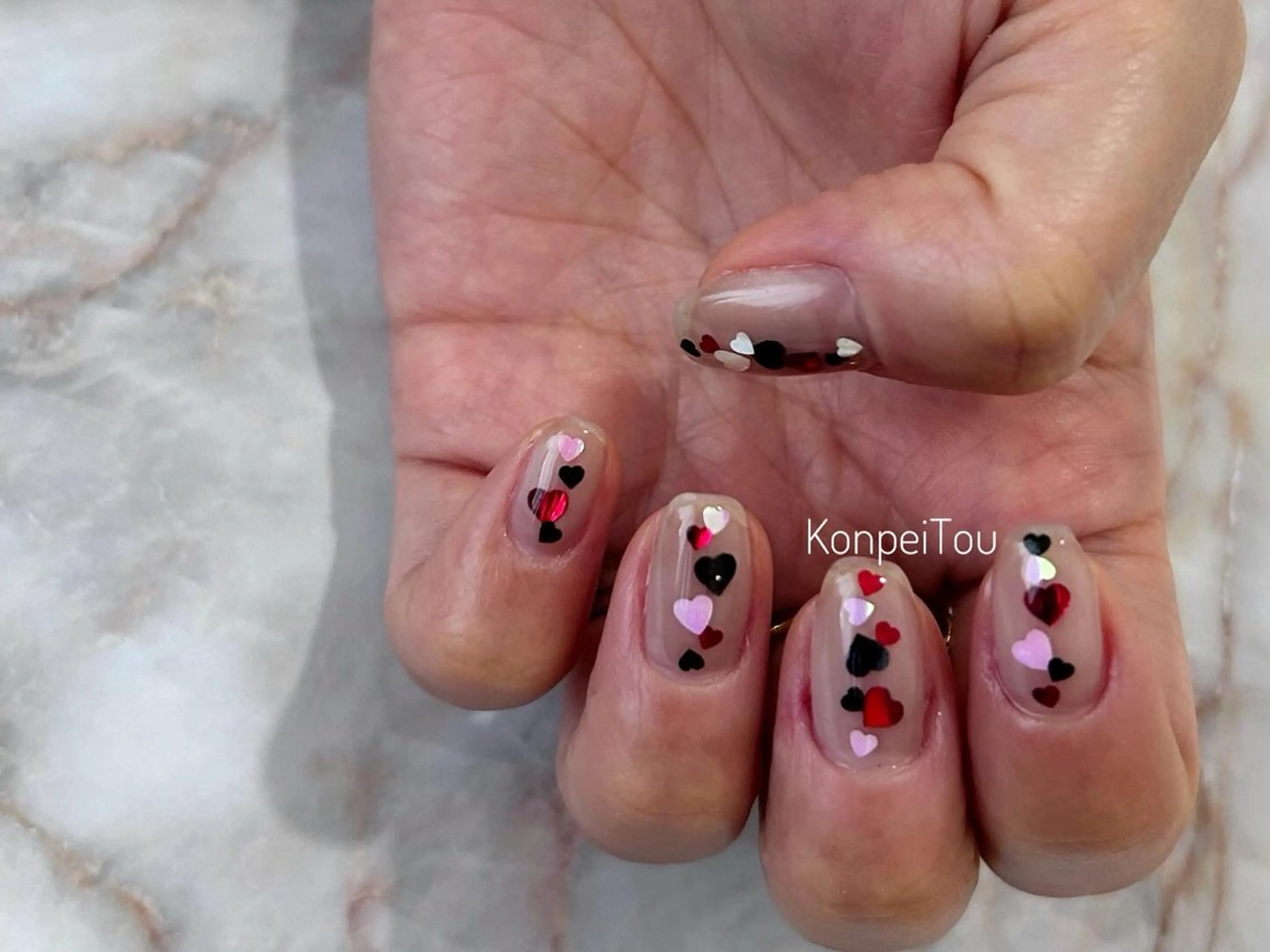 ネイル ハンドネイル おうちのネイルサロン KonpeiTouのネイルデザイン