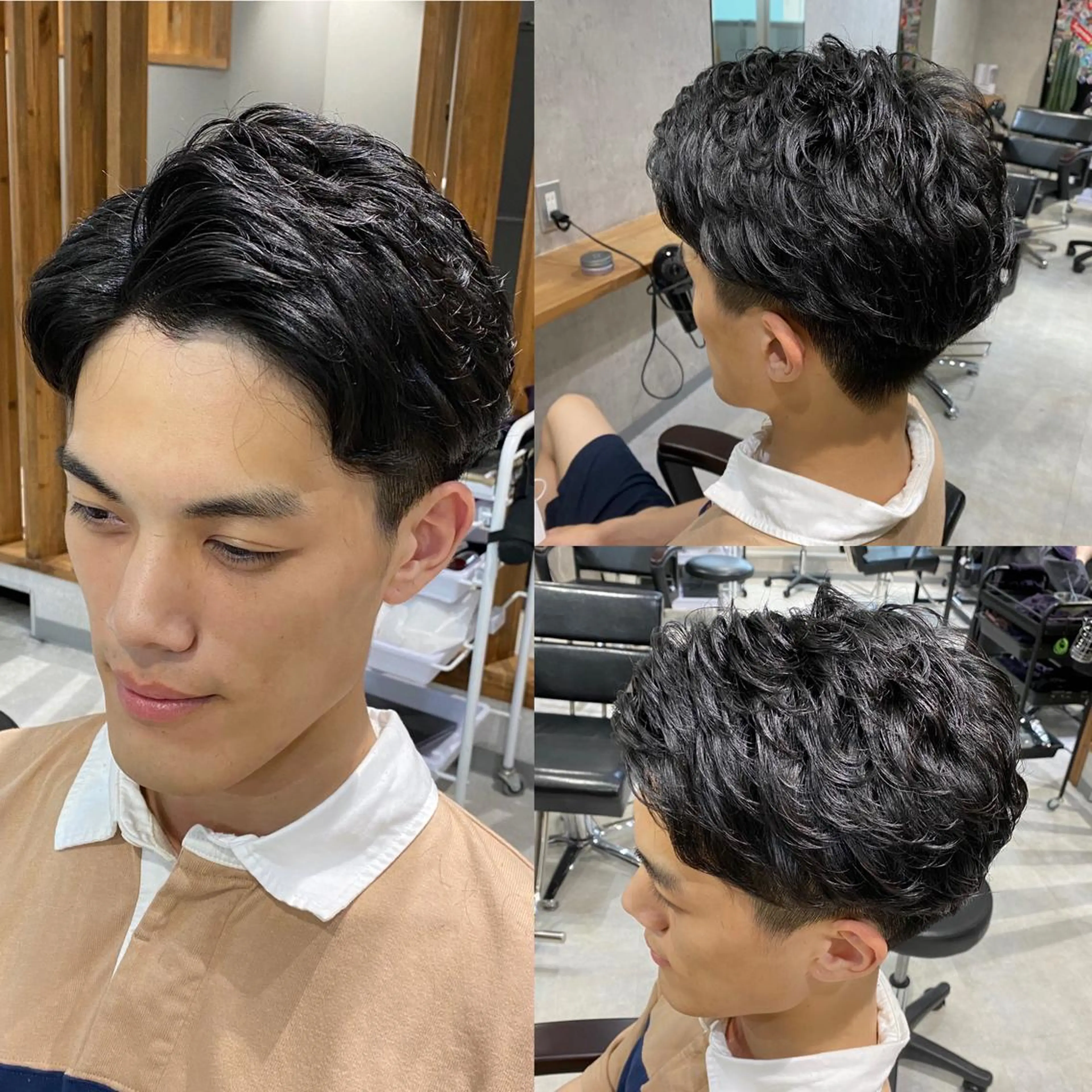 パーマ メンズ メンズパーマ SALOWIN大宮EAST所属・KAITO メンズ特化美容師のヘアスタイル