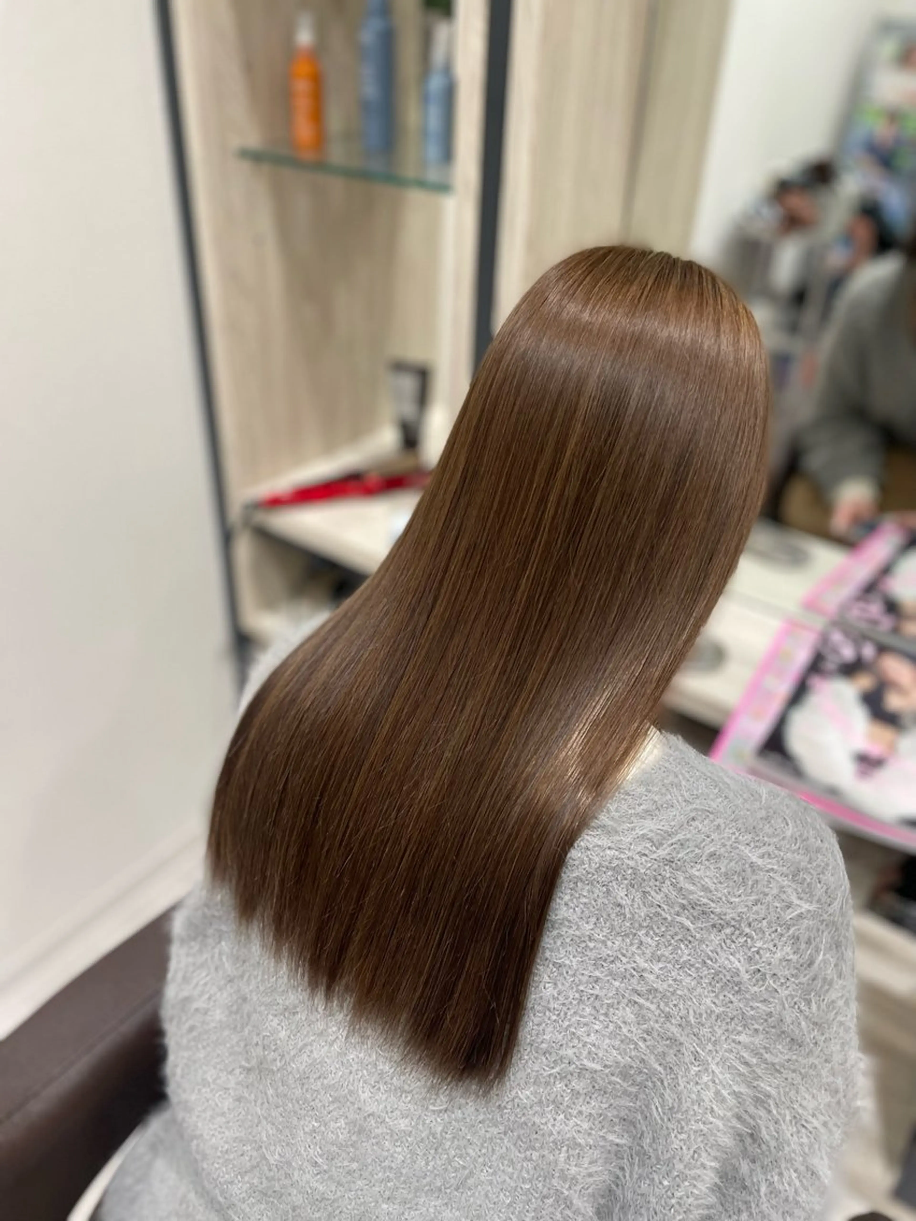 ロング 下村 和香奈のヘアスタイル