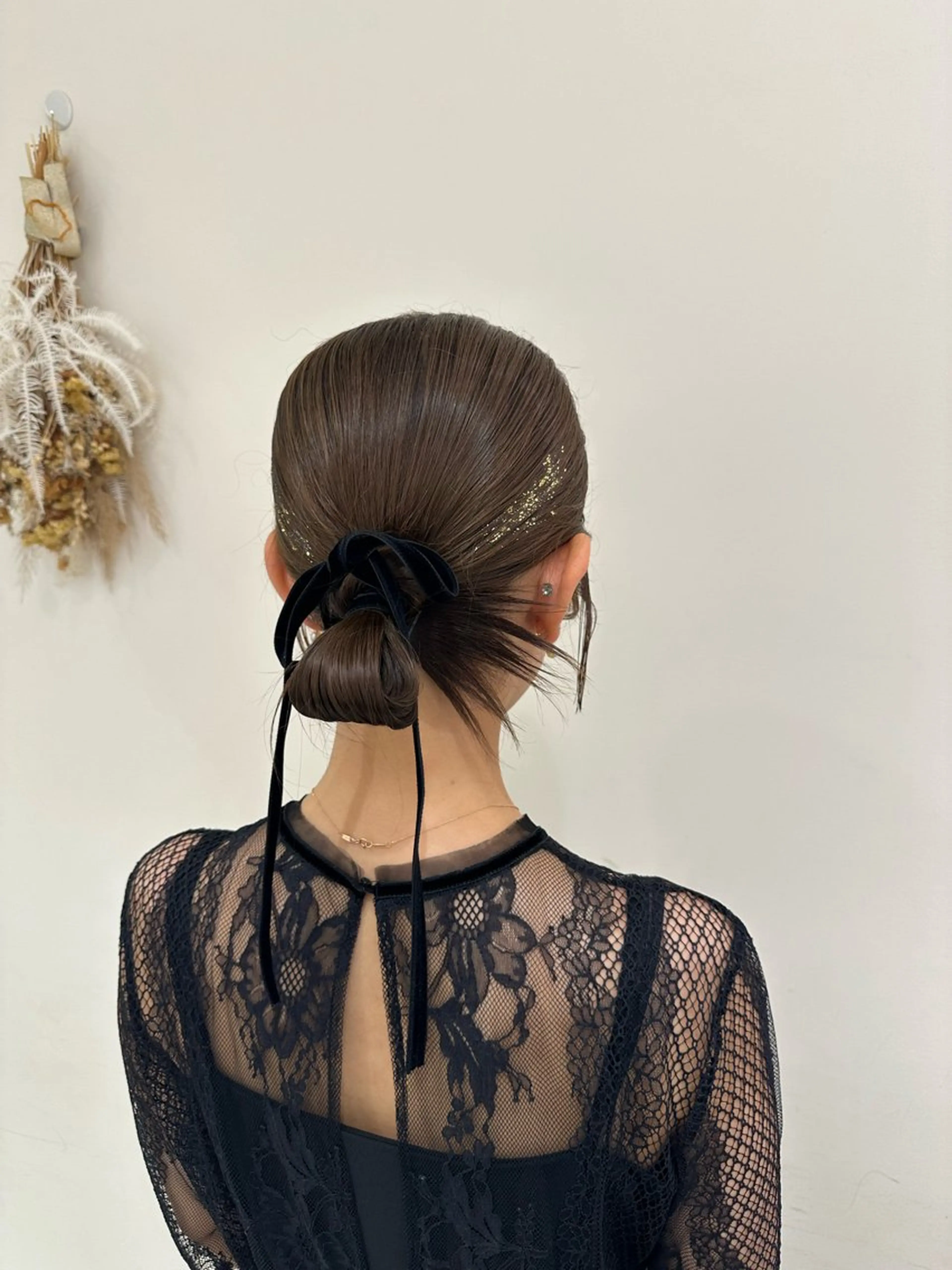 セミロング カラー ヘアアレンジ タイトボブ個性派カラ ーAKANEのヘアスタイル