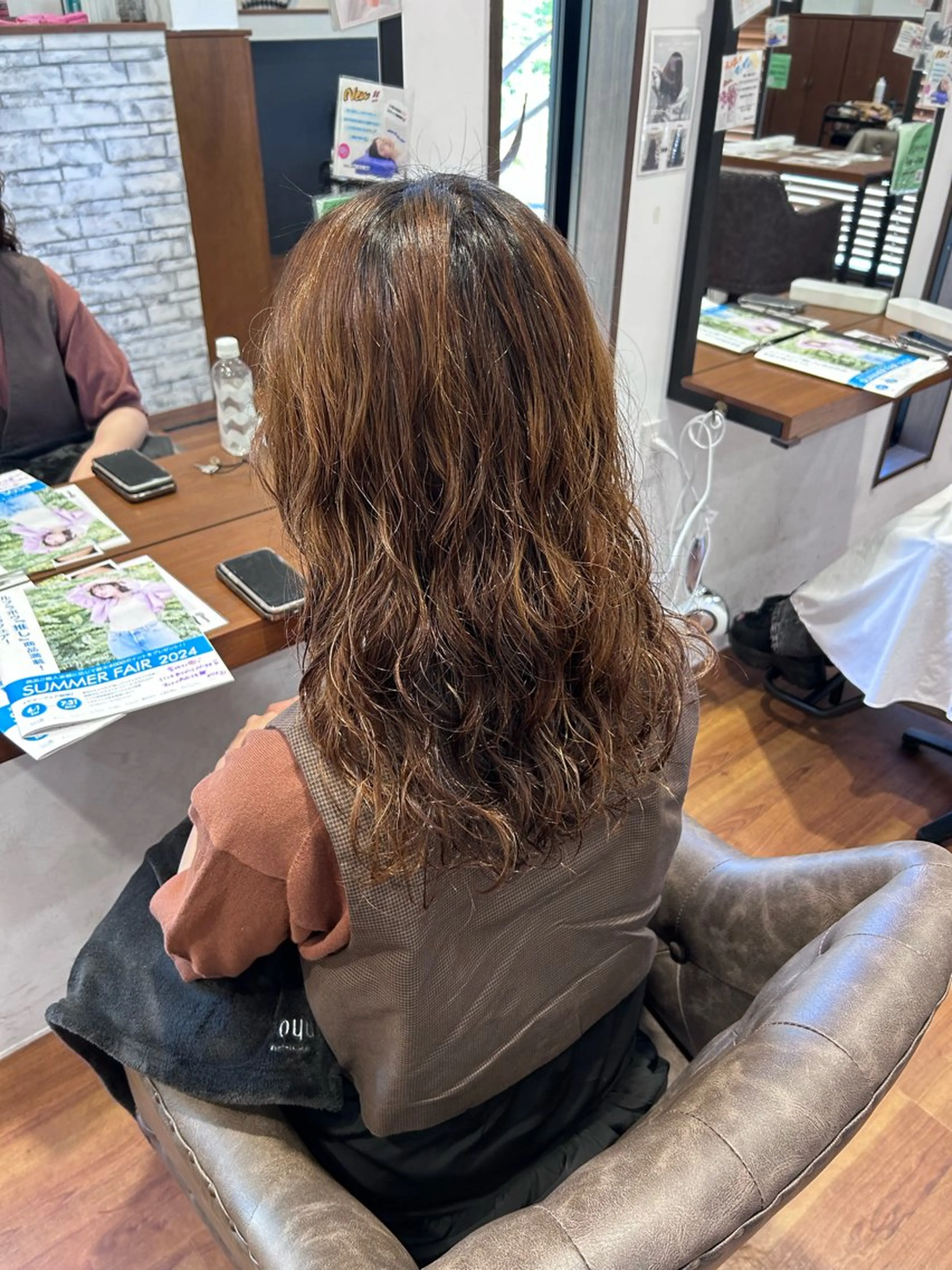 ロング パーマ いくみ/豊橋 /艶カラー/髪質改善のヘアスタイル