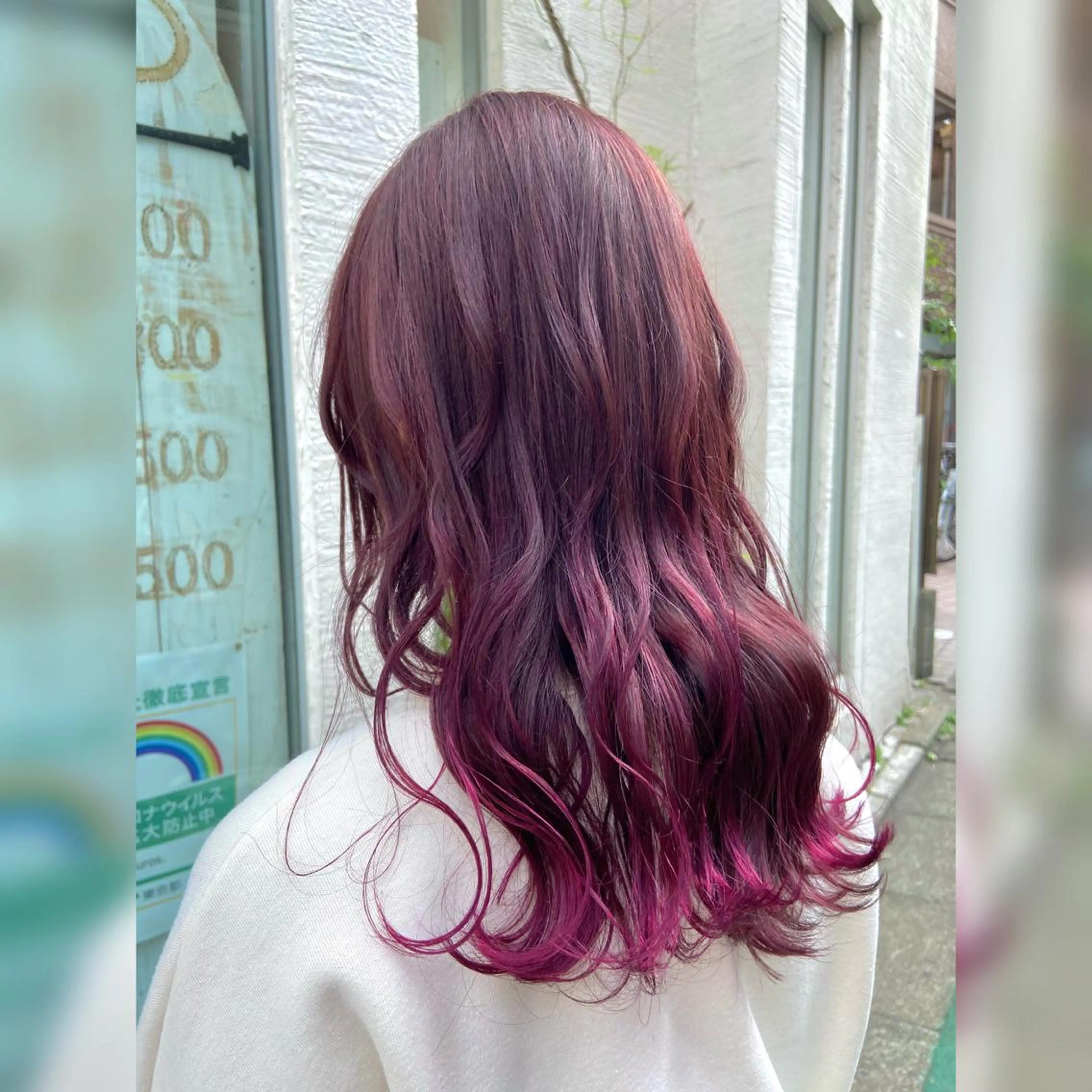 ロング カラー トリートメント ヘアカラー ♥️ルフ🐒 ミレイ♥️のヘアスタイル