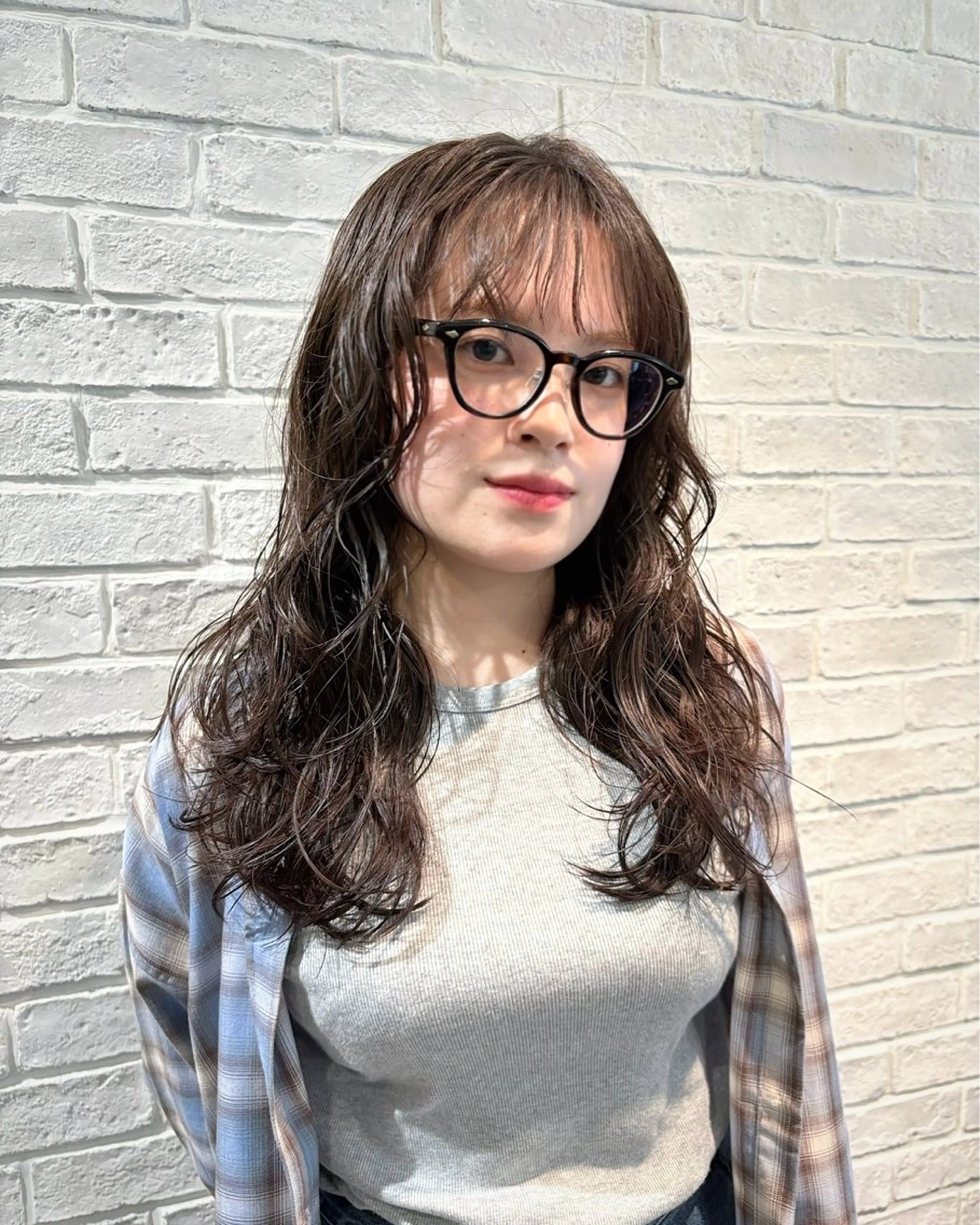 ロング パーマ デジタルパーマ 札幌パーマ/ レイヤー/後藤海音のヘアスタイル