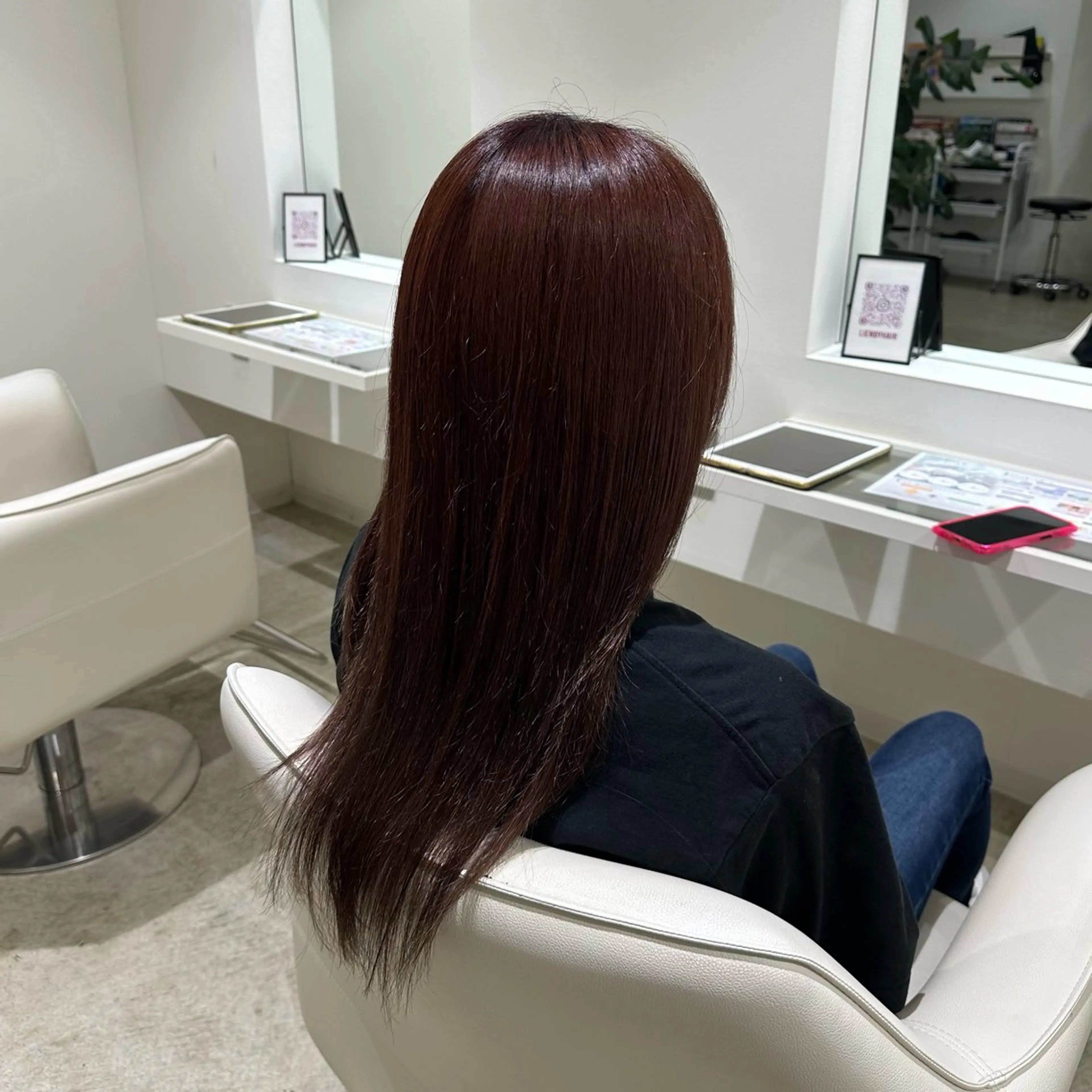 ロング カラー ラベンダーカラー ピンクカラー ピンクラベンダー 【Lien】 AYUのヘアスタイル