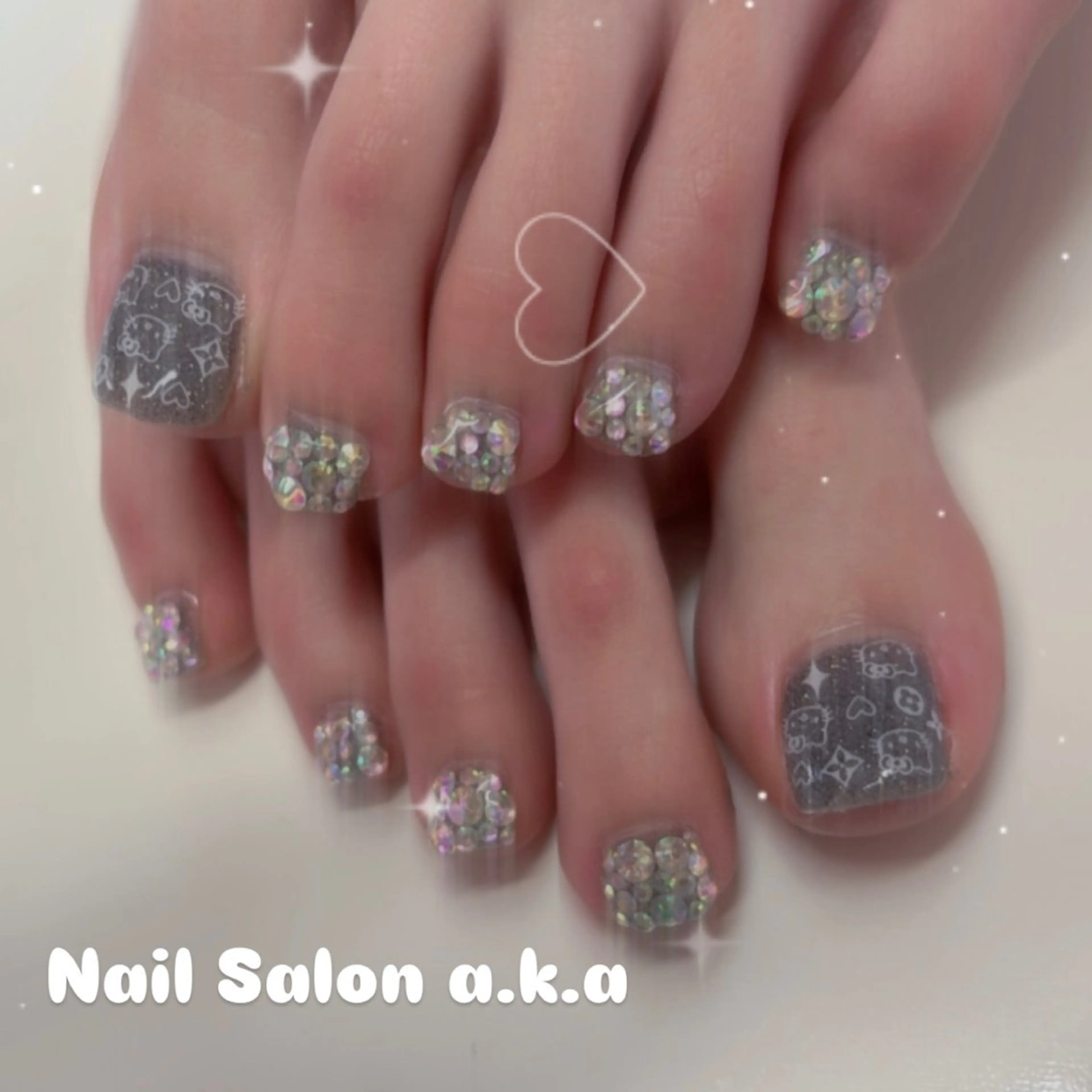 ネイル フットネイル フットネイル NailSalona.k.a所属・k CHIORIのネイルデザイン
