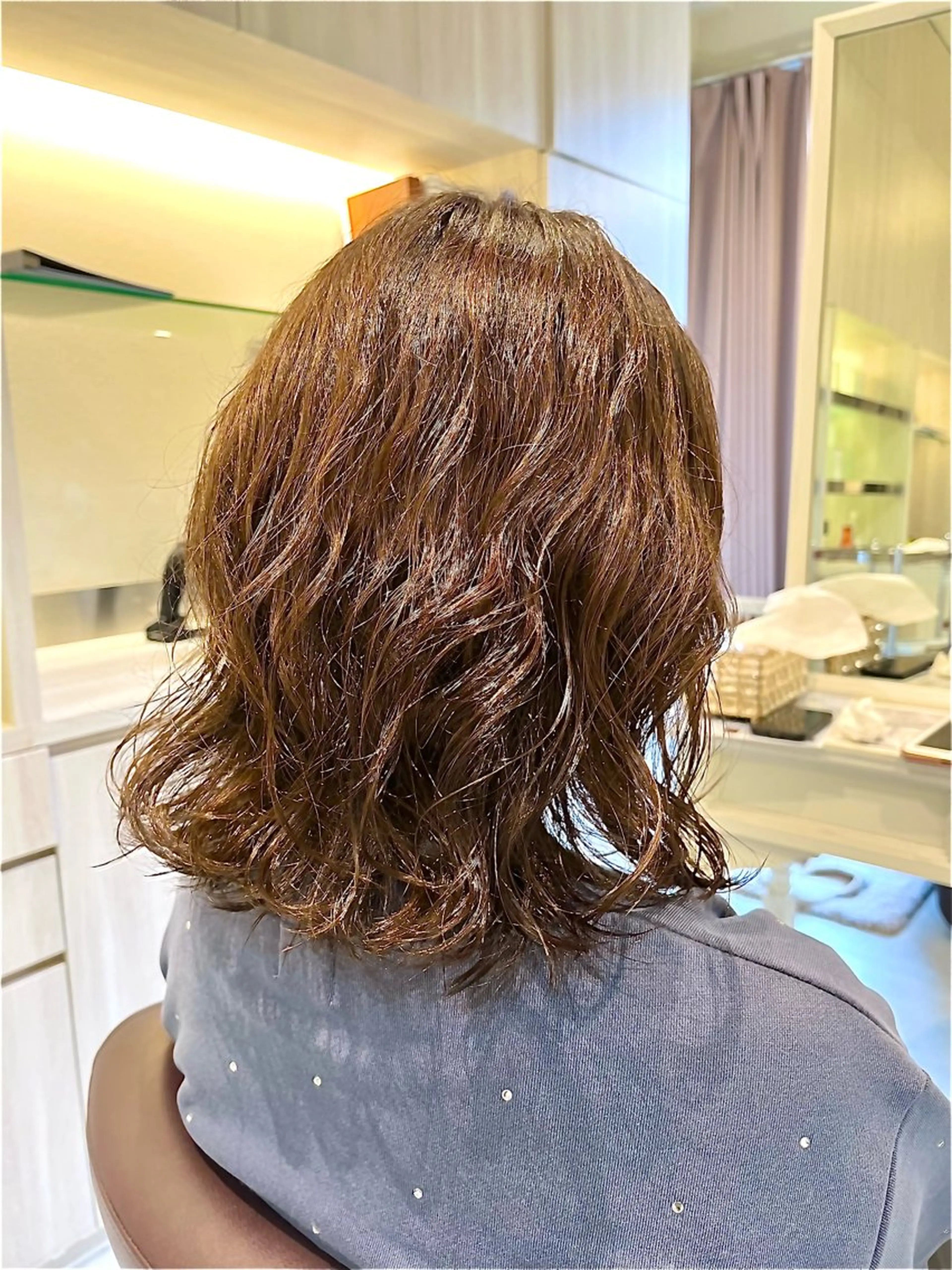 ミディアム パーマ ミディアムパーマ ボブ FIX店長/名駅/ 国際センター/パーマのヘアスタイル