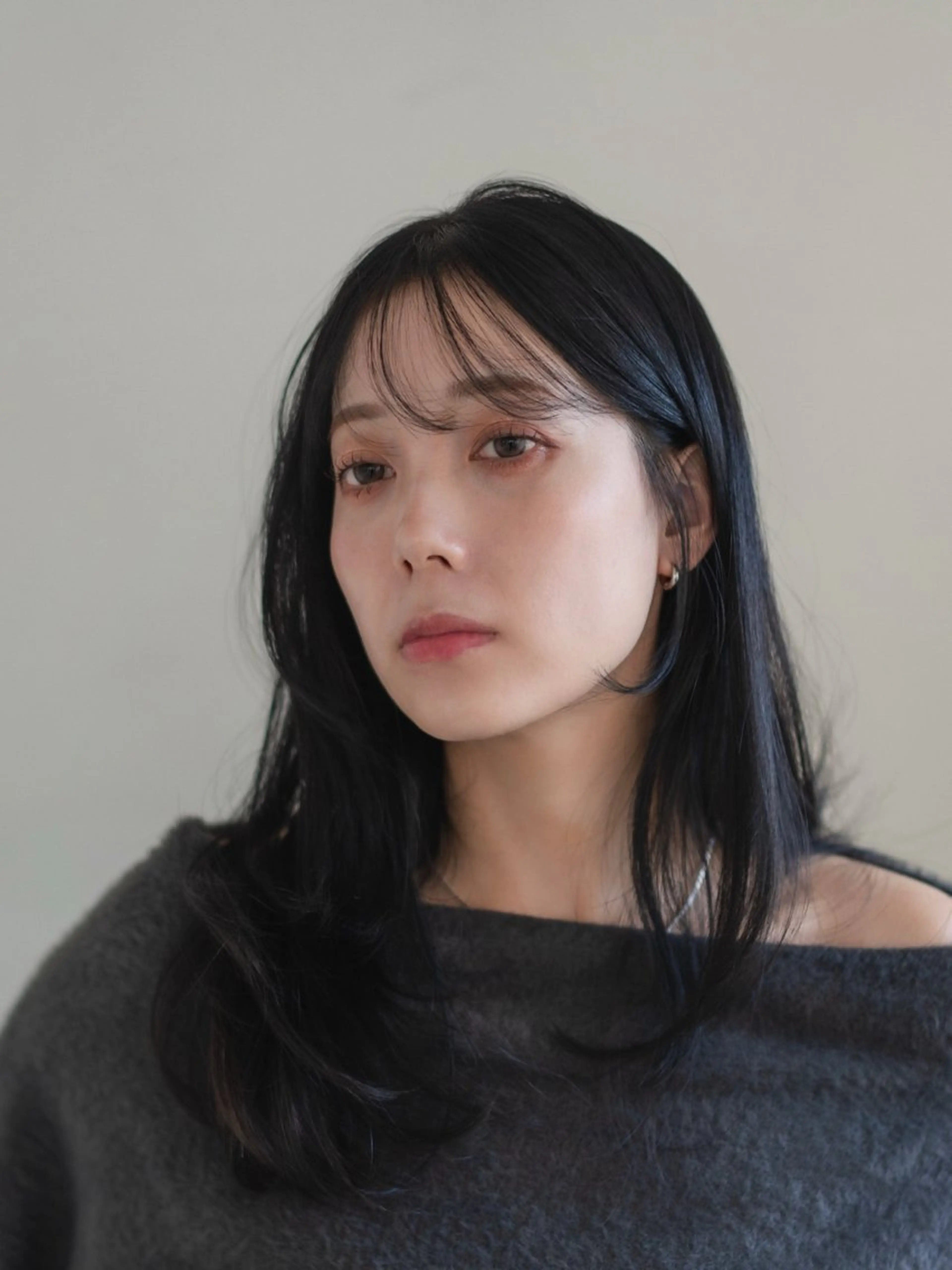 ロング カラー カット ヘアカラー トリートメント Le'a銀座所属・前髪/顔周り /レイヤー/秋山 元のヘアスタイル