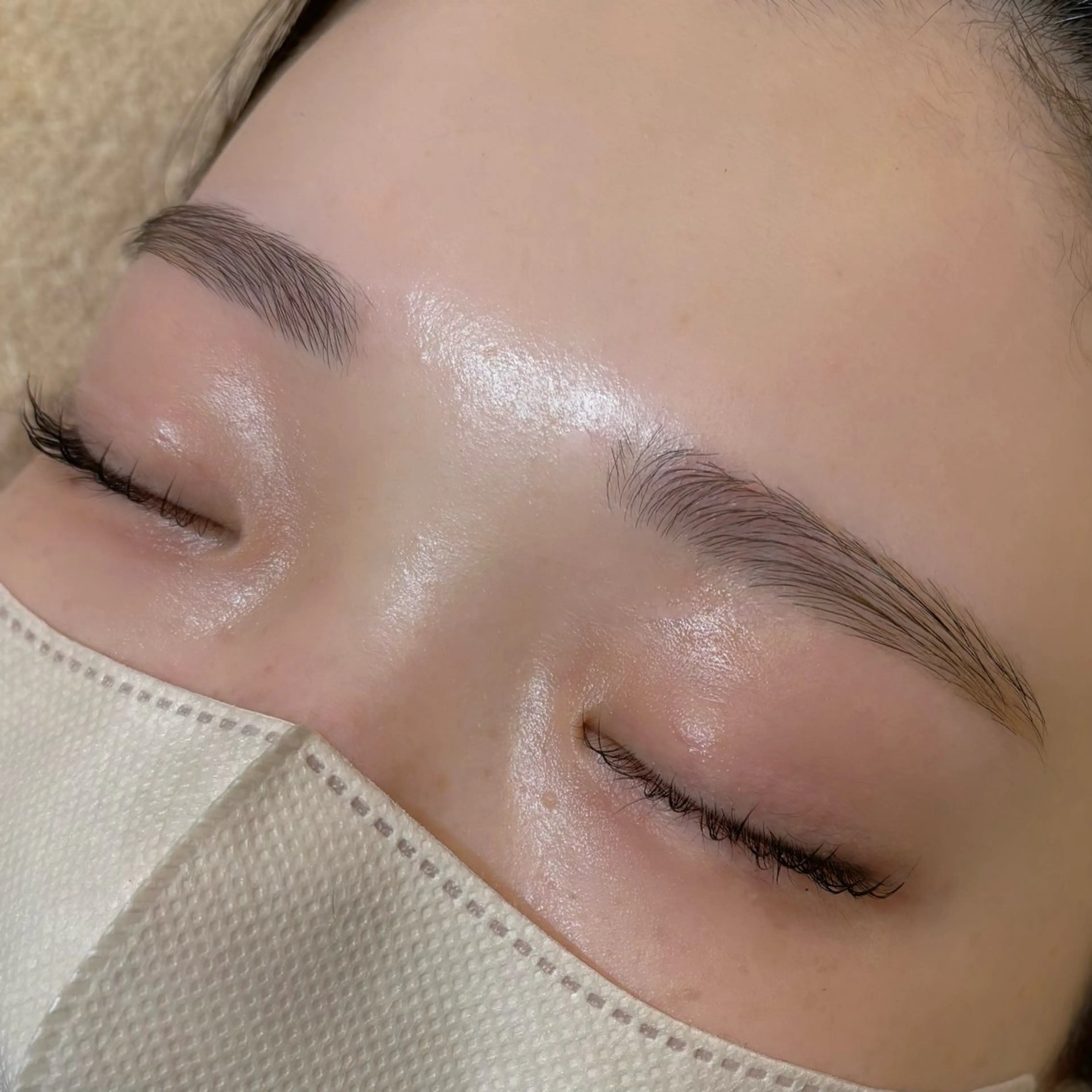 【🤍眉毛で印象チェンジ🤍】🉐25%off🎀アイブロウWax+長さカット+毛量調整🎀➕メイク仕上げの写真