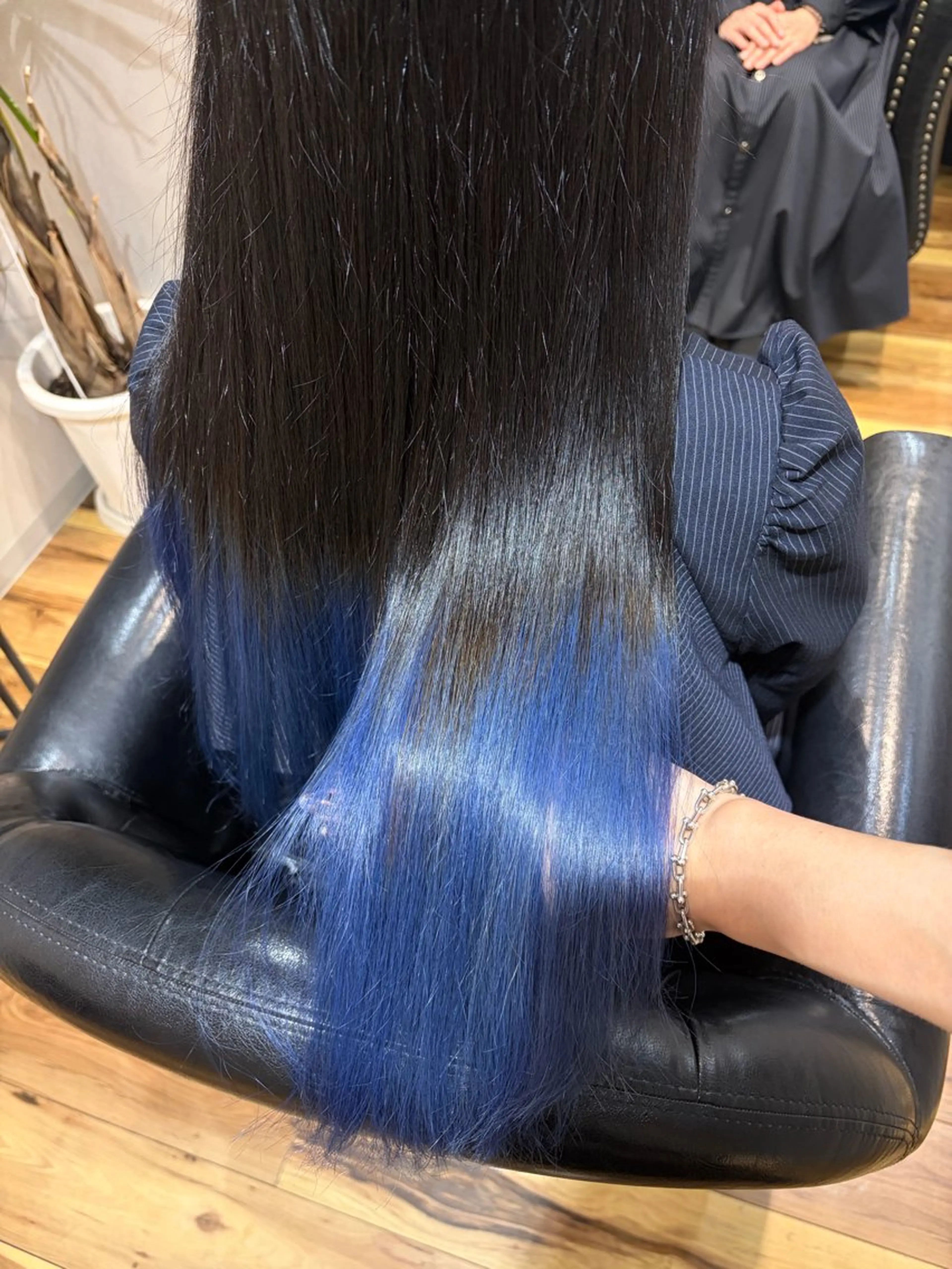 セミロング カラー ブリーチ グラデーションカラー ヘアカラー トリートメント ✨韓国風ヘア/艶髪 カラー✨yumeのヘアスタイル