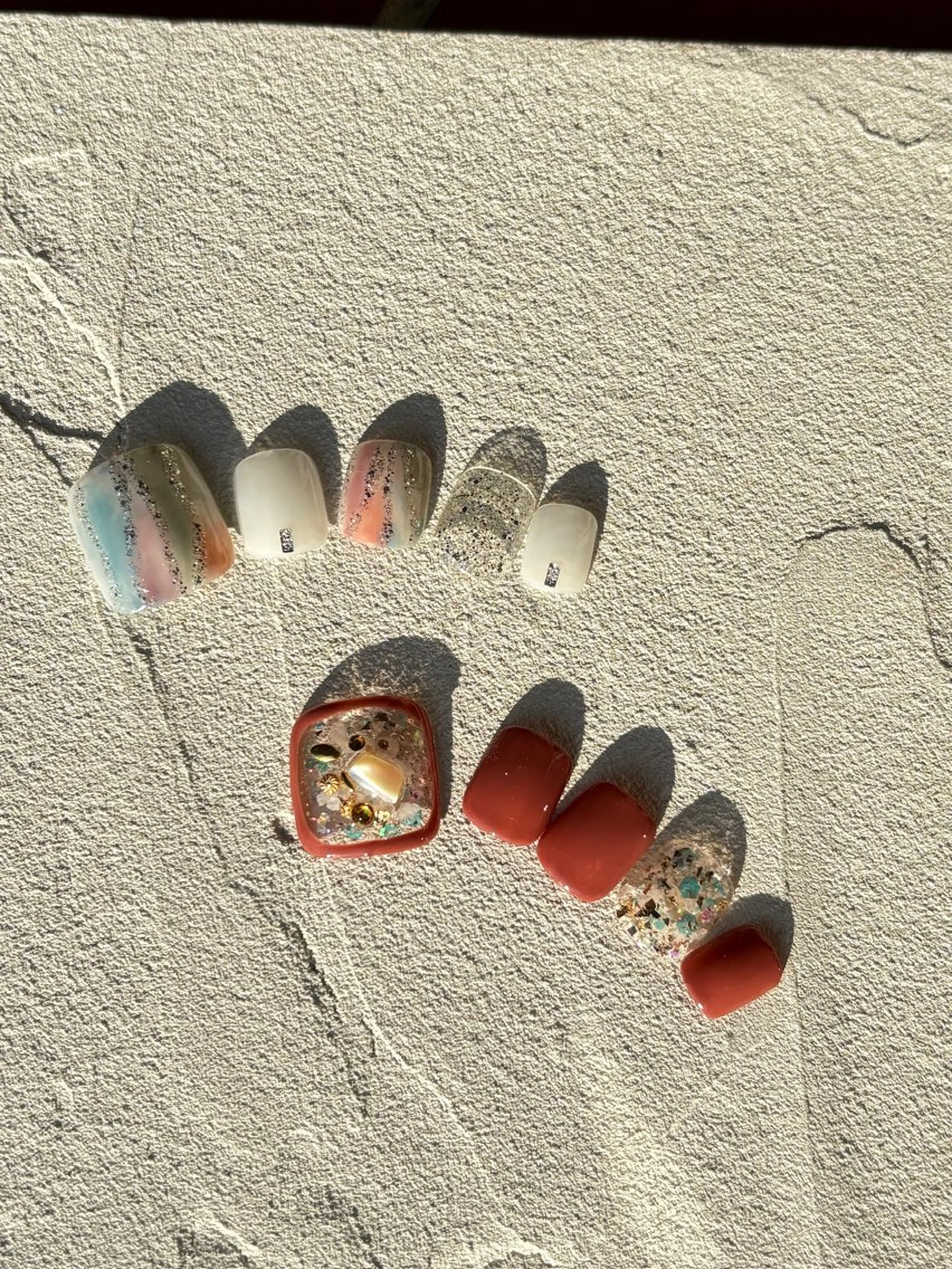 フット👣定額ネイル￥7750～8850 【戸田公園/戸田/川口/蕨】の写真