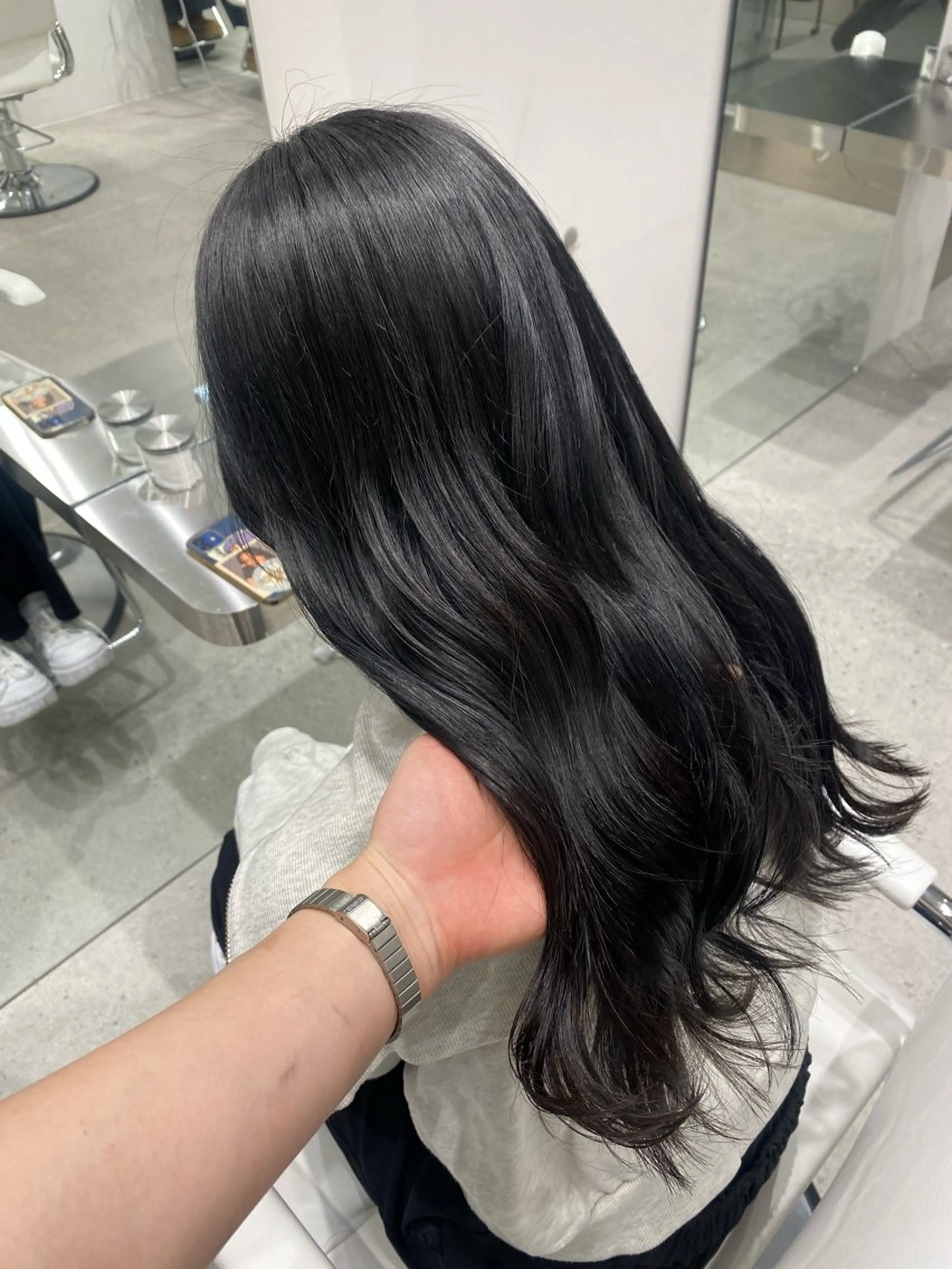 ロング カラー 透明感カラー ヘアカラー mina🪐立川駅/ 無料ショートカットのヘアスタイル