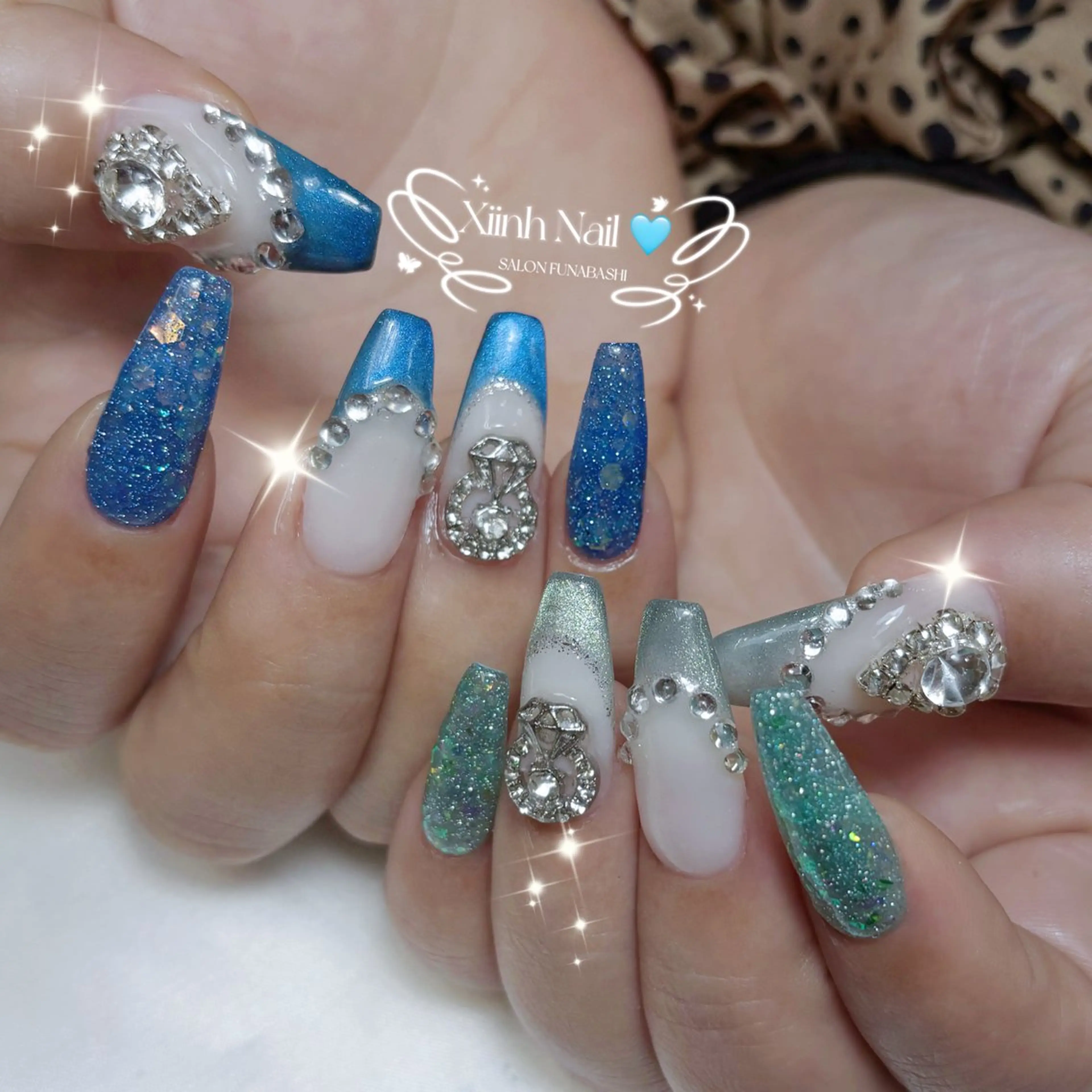 ネイル チークネイル 桜ネイル 長さ出し フットネイル ジェルネイル ハンドネイル XIINH NAIL SALONのネイルデザイン