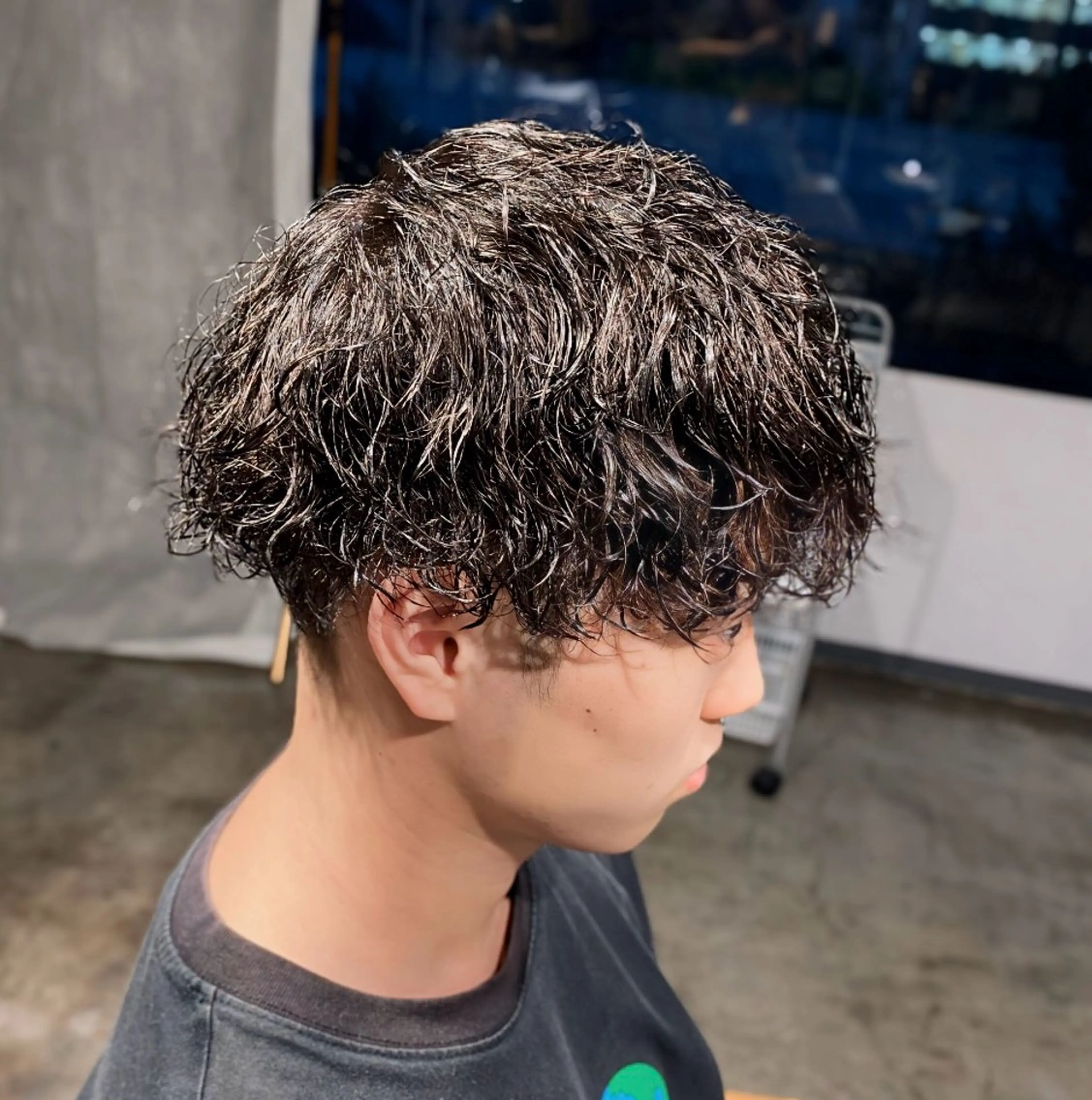 パーマ メンズ メンズパーマ スパイラルパーマ メンズパーマ 特化/中川拓也のヘアスタイル