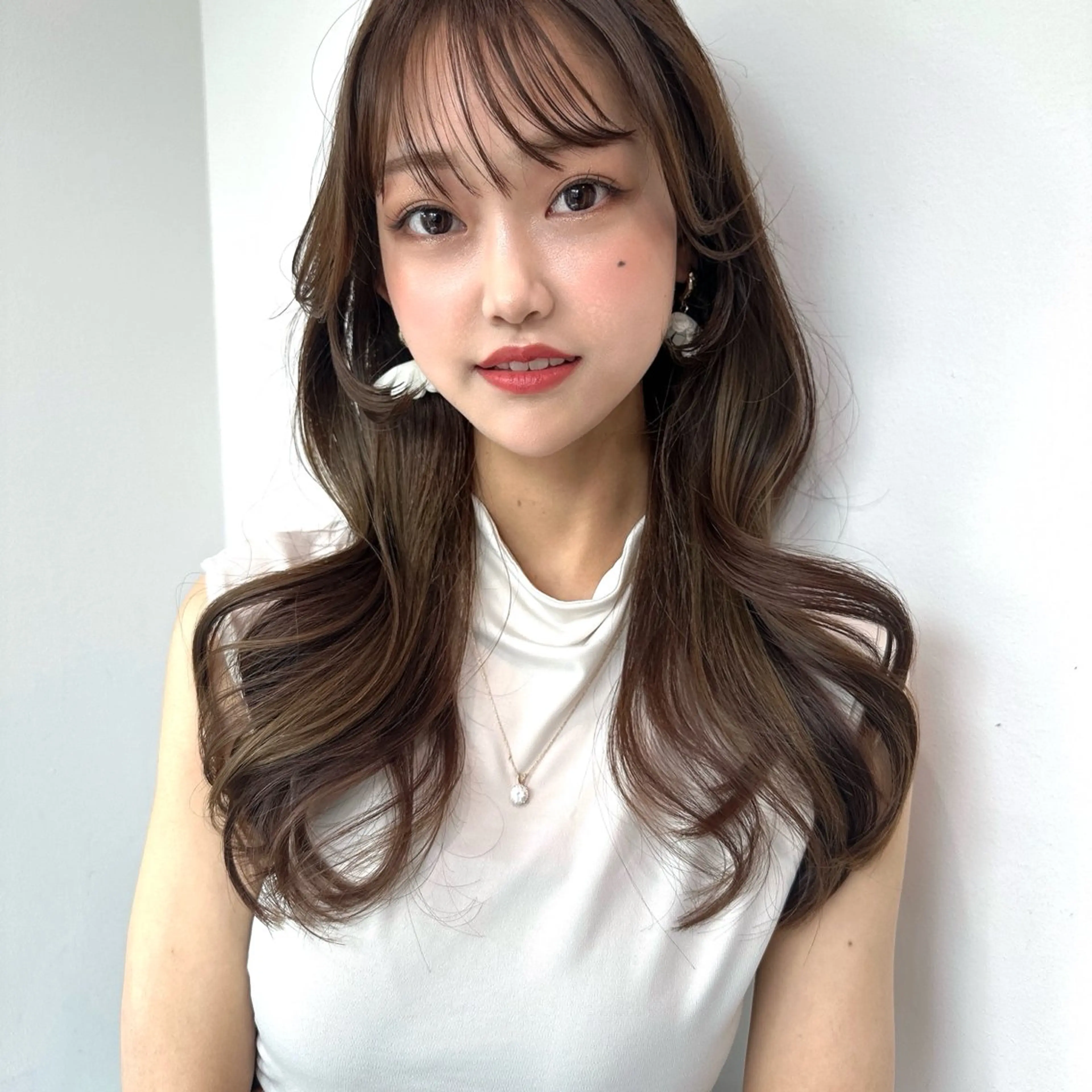 ロング カラー ベージュカラー カット ヘアカラー トリートメント take/ショート& レイヤーカット/銀座のヘアスタイル