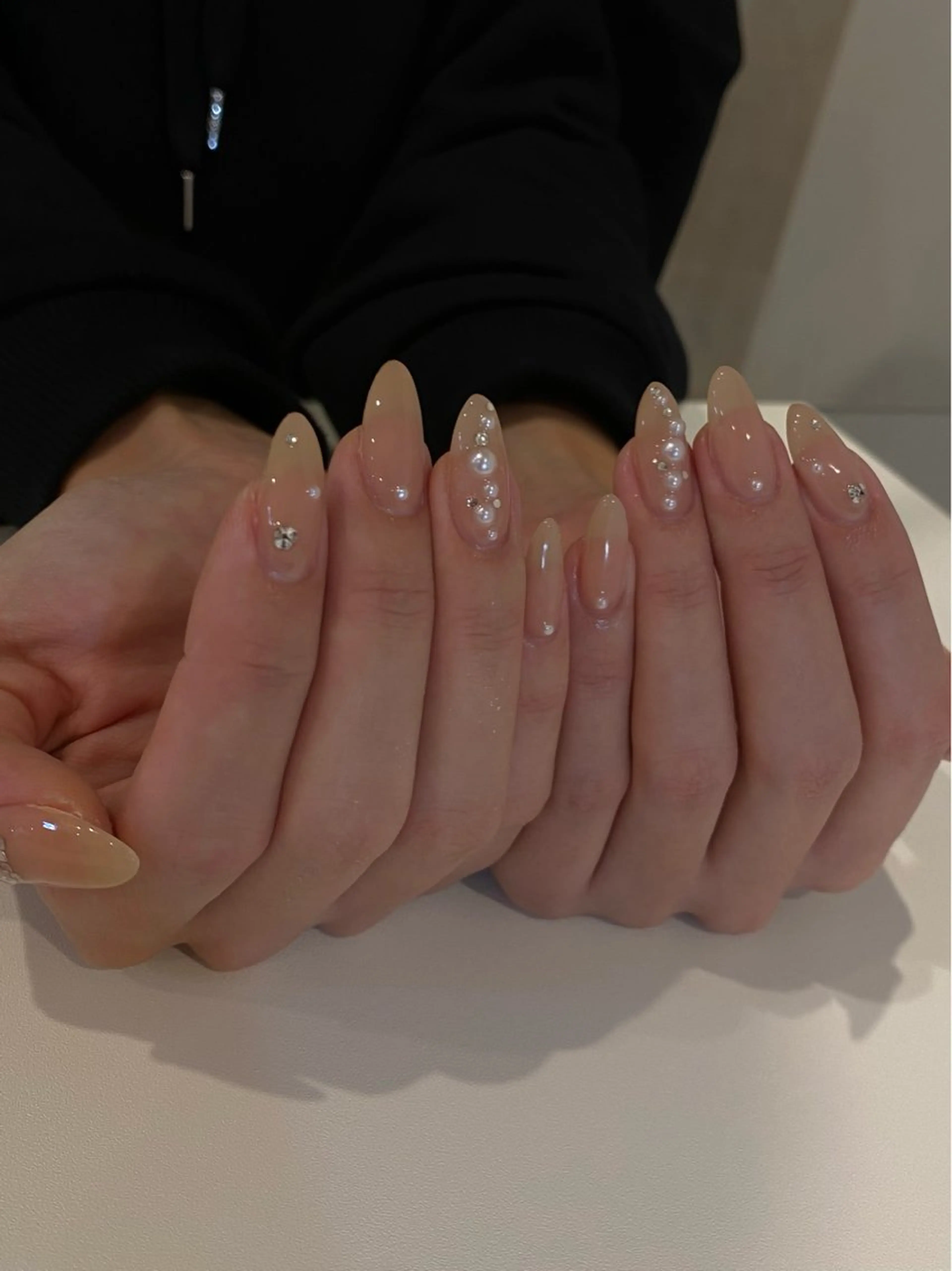 ネイル 持ち込み シンプルネイル ハンドネイル nailist Mikiのネイルデザイン