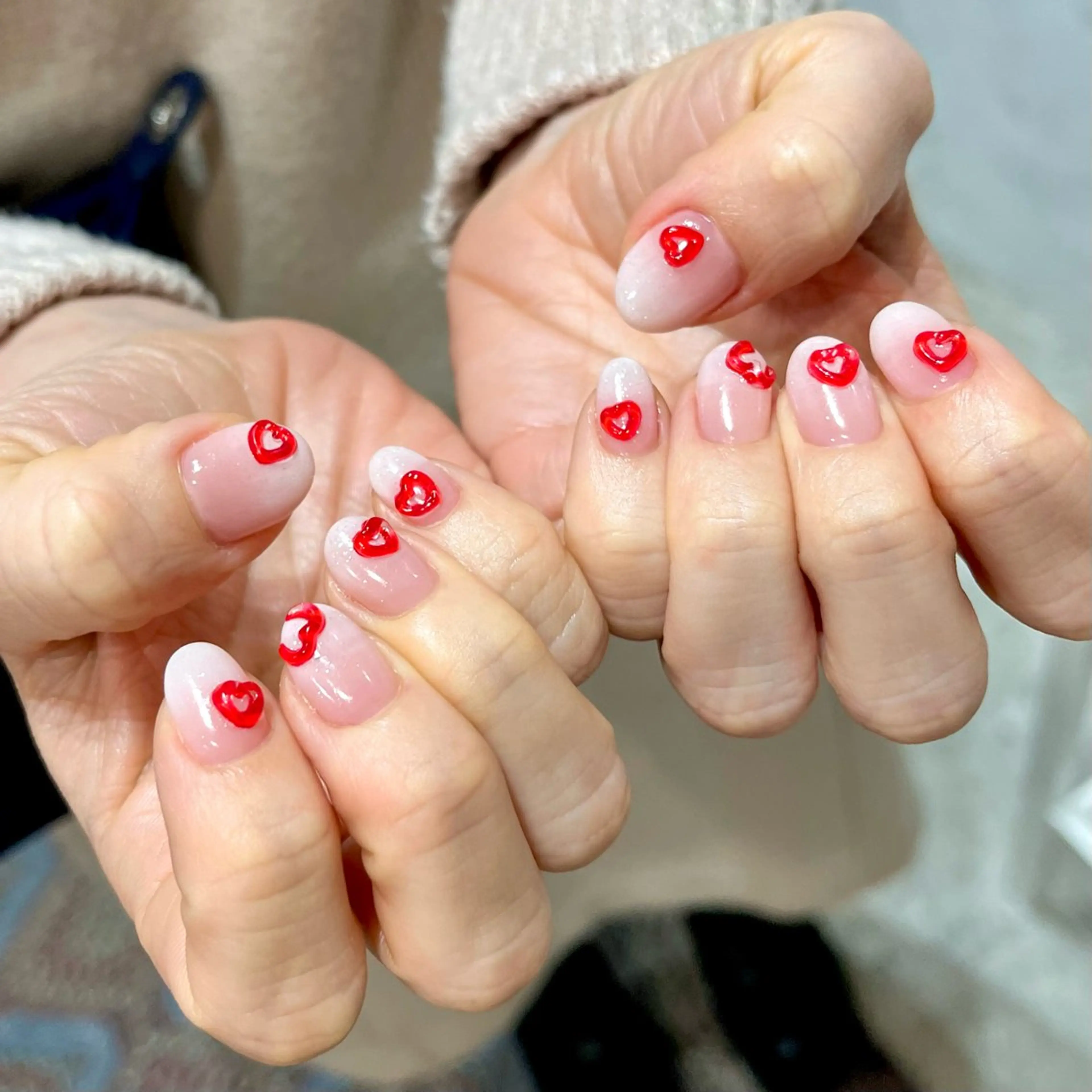 ネイル ハンドネイル 0203ムニムサン 💙Airiのネイルデザイン