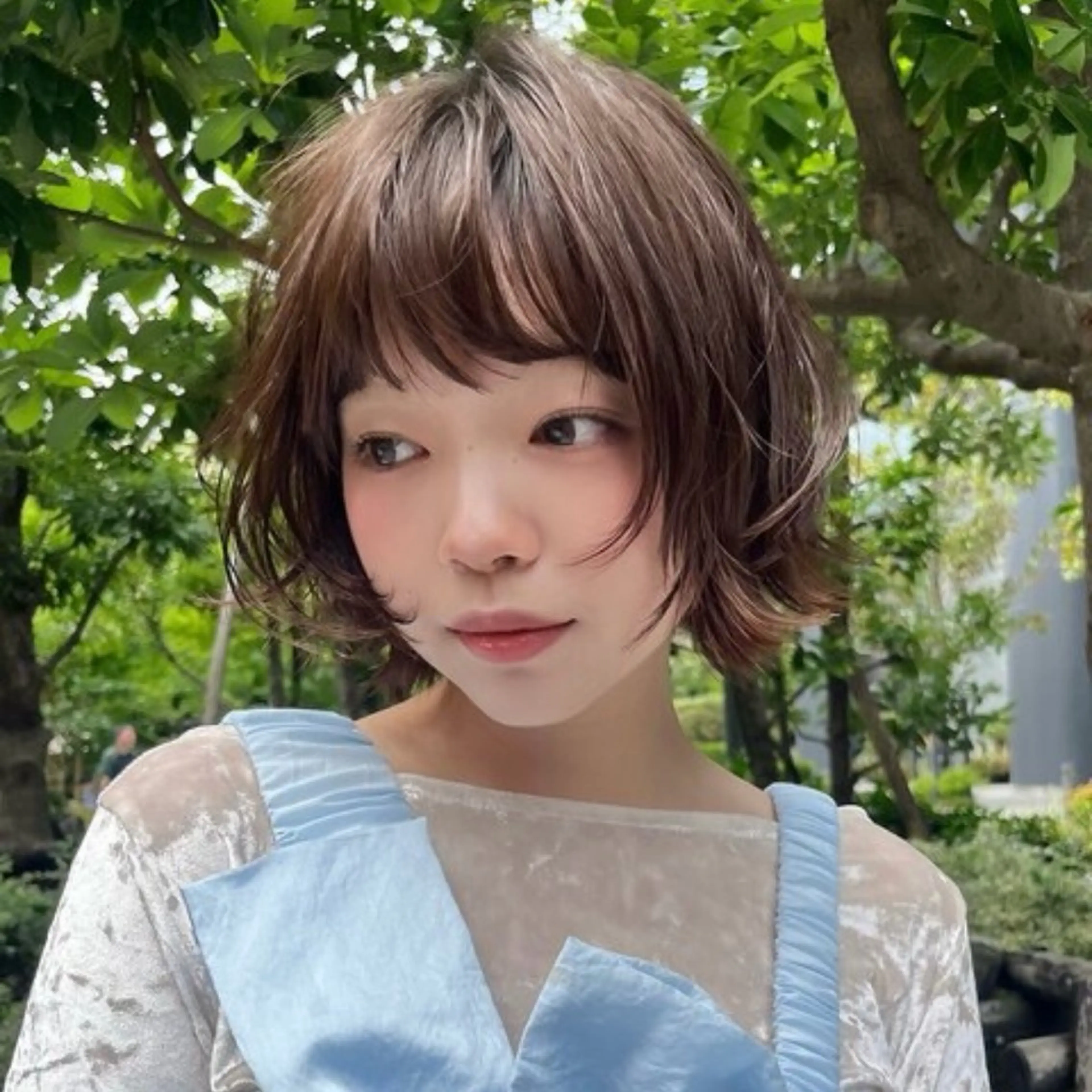 ショート カラー カット ヘアカラー トリートメント レイヤー/暖色カラー 🎀はるのヘアスタイル