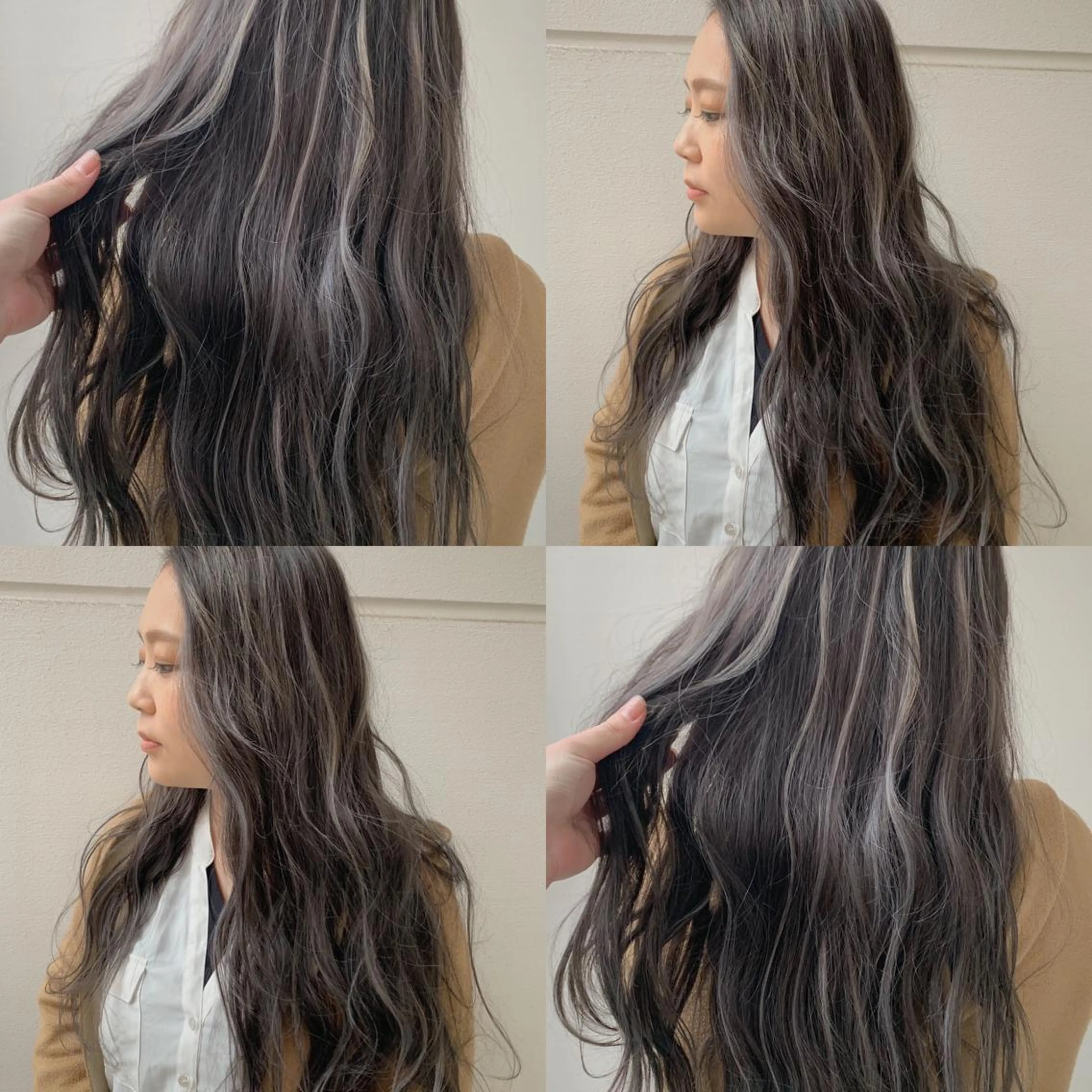 ロング カラー ヘアアレンジ ハイライトカラー ハイライト ヘアカラー トリートメント BANK'S hair所属・縮毛矯正 髪質改善寺坂雄飛💐のヘアスタイル
