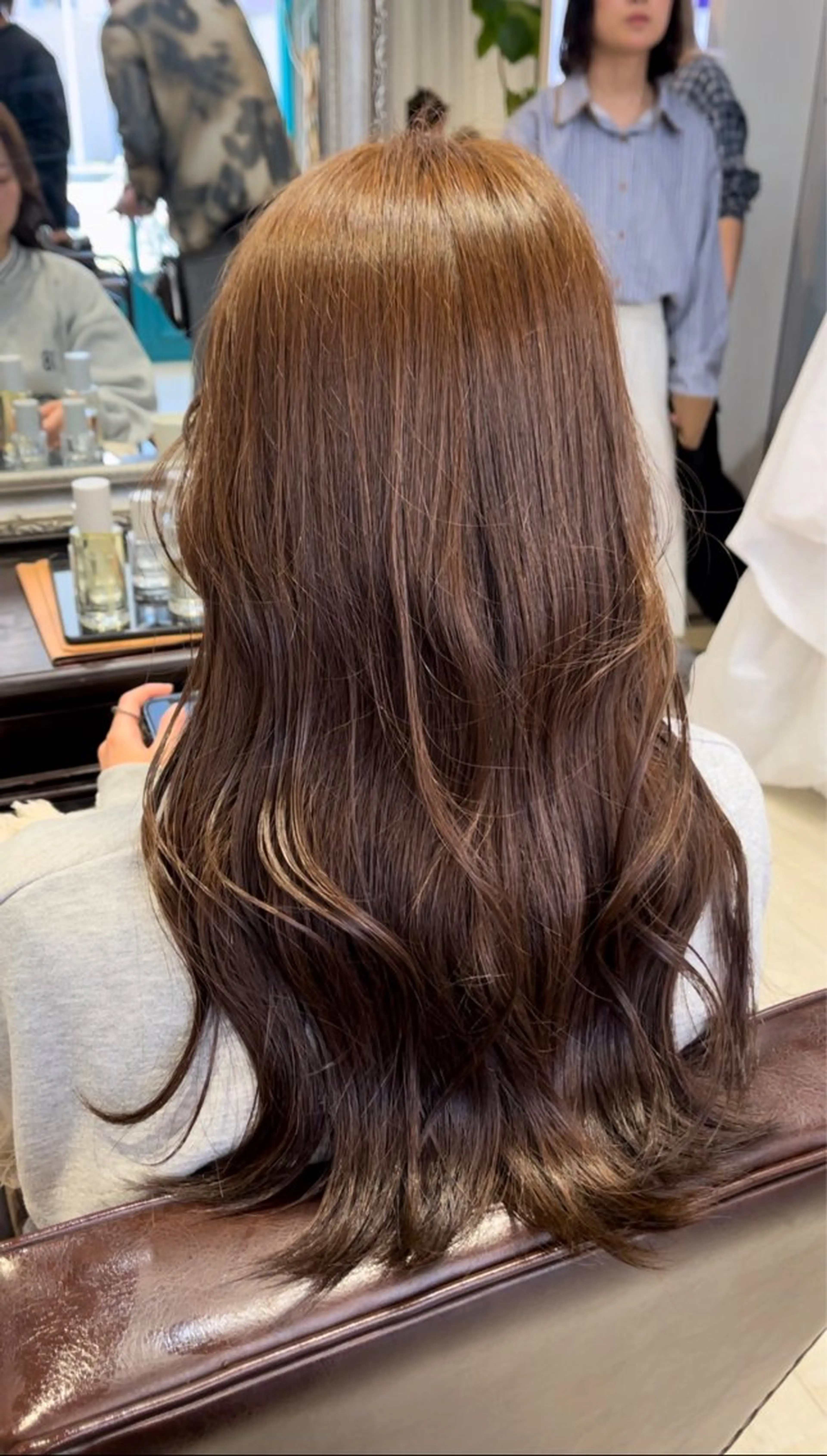 ロング カラー カット ヘアカラー レイヤー/透明感/髪 質改善/メンズ/佐藤のヘアスタイル