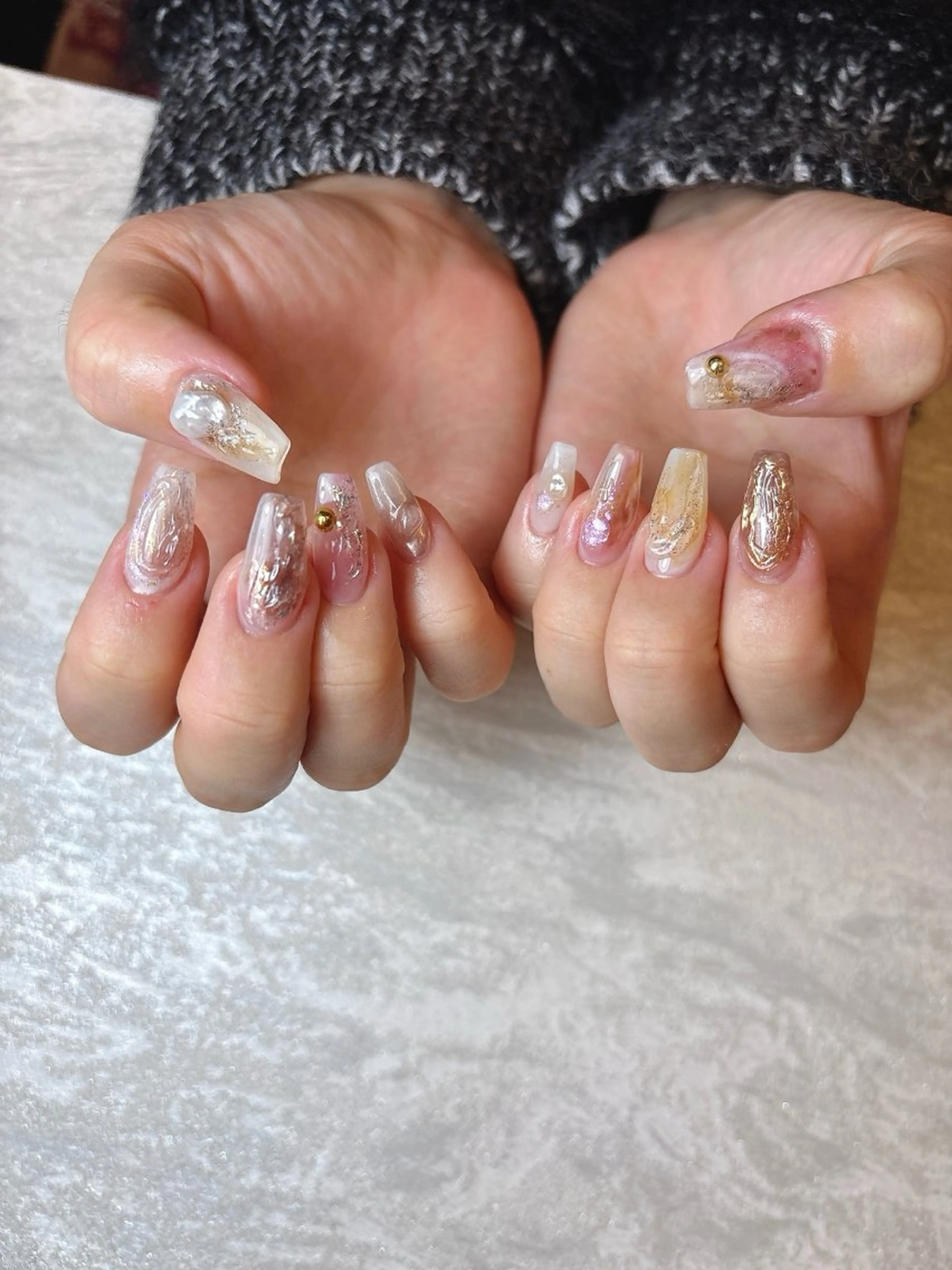 ネイル ハンドネイル Radia bykaonailsのネイルデザイン