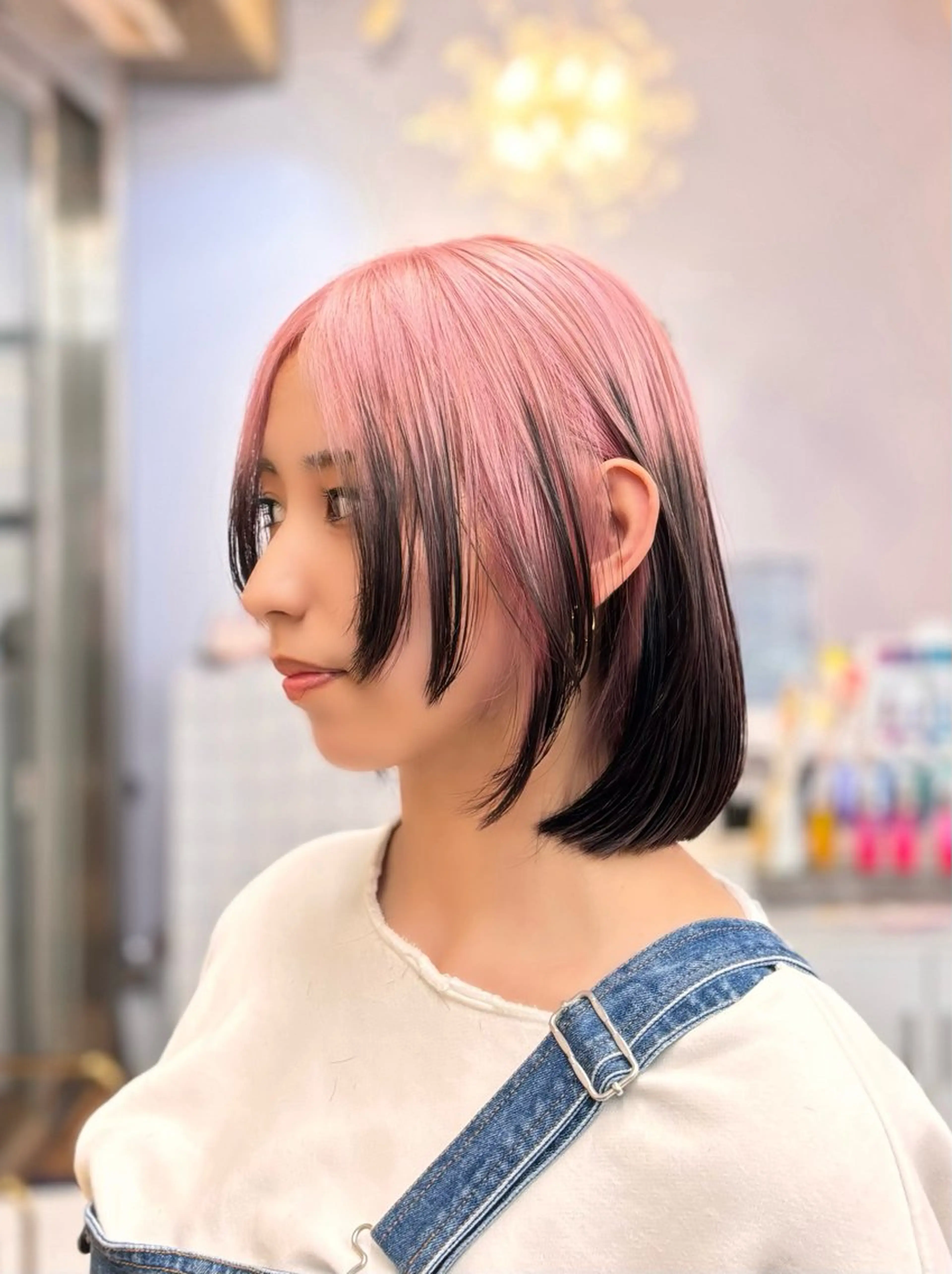 ミディアム カラー ベージュカラー ブリーチ ケアブリーチ 透明感カラー ダブルカラー ヘアカラー ブリーチ/ブロンド 🕊️/カズヤのヘアスタイル