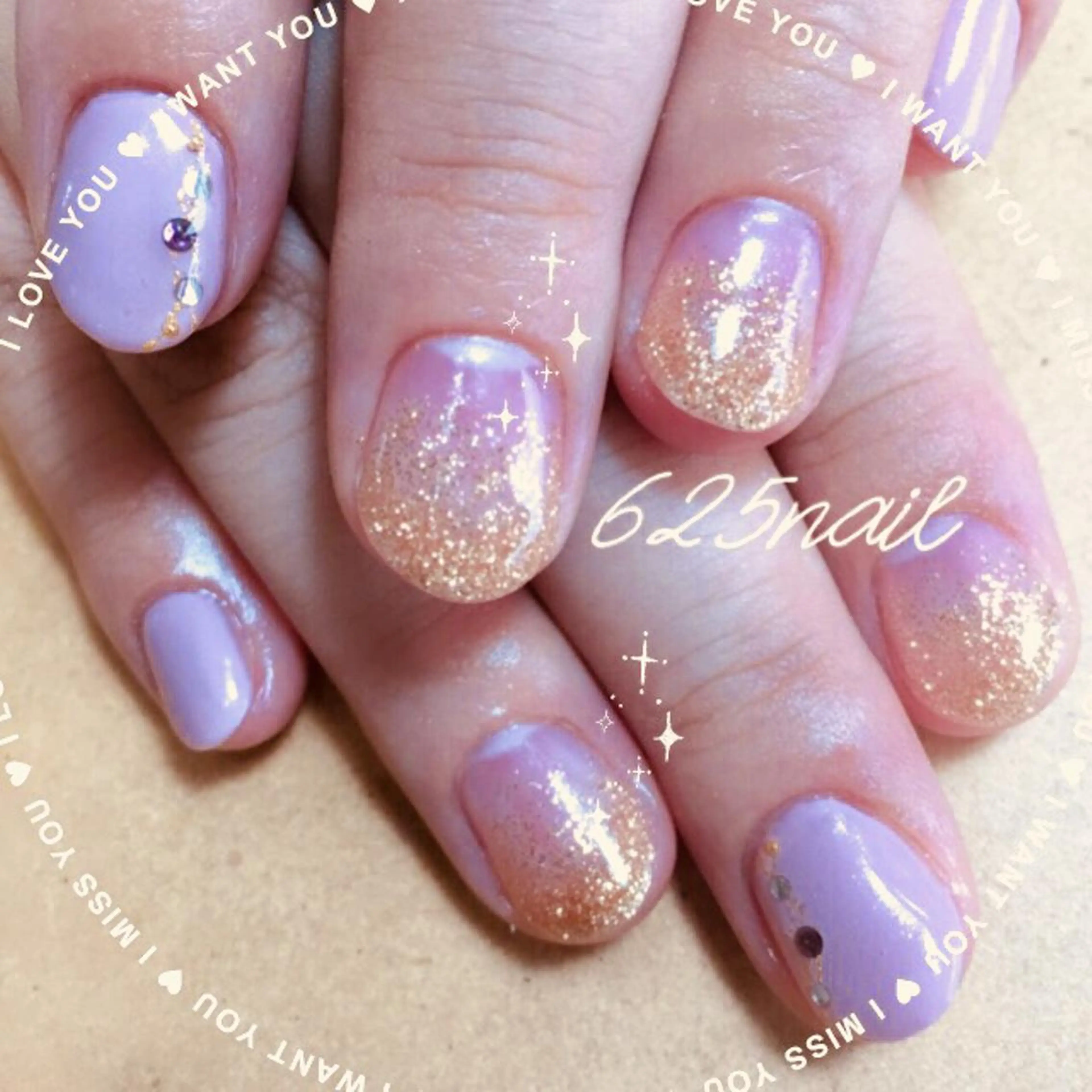 ネイル 625nail 無料P有/春日白水のネイルデザイン