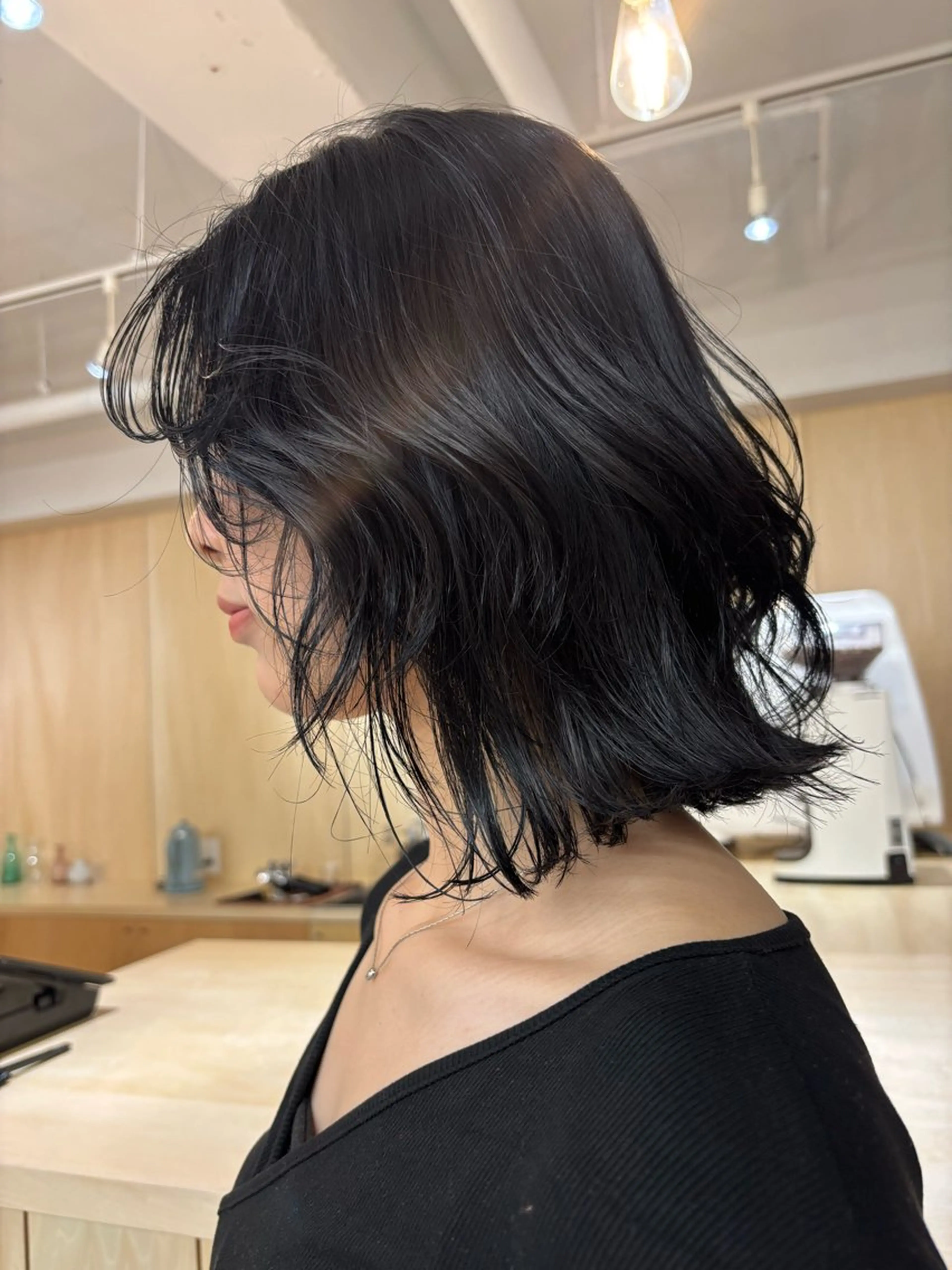 ミディアム ボブ/ベージュ /MIYUのヘアスタイル