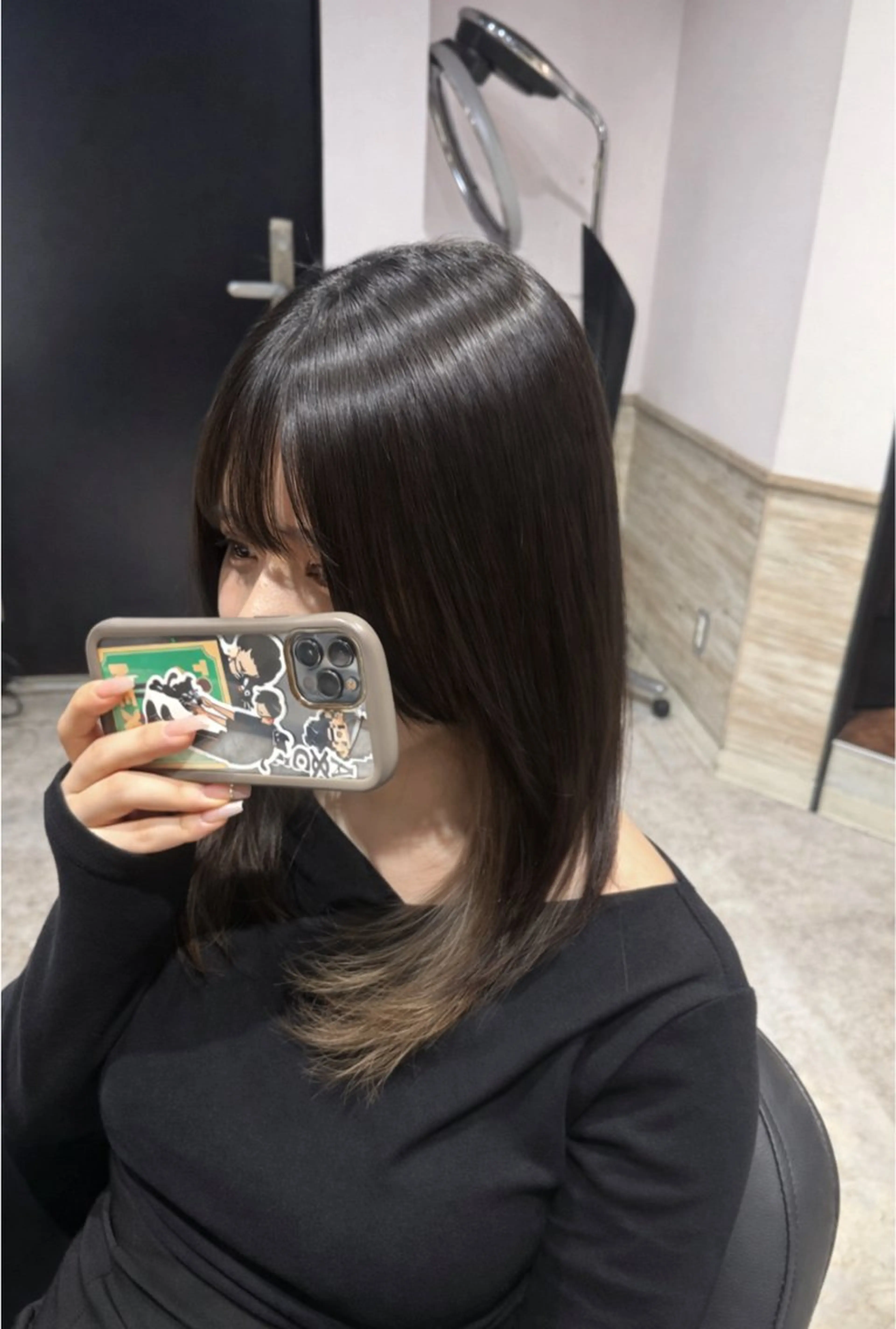 セミロング ヘアカラー LUPI 🎀橋本花音🎀のヘアスタイル