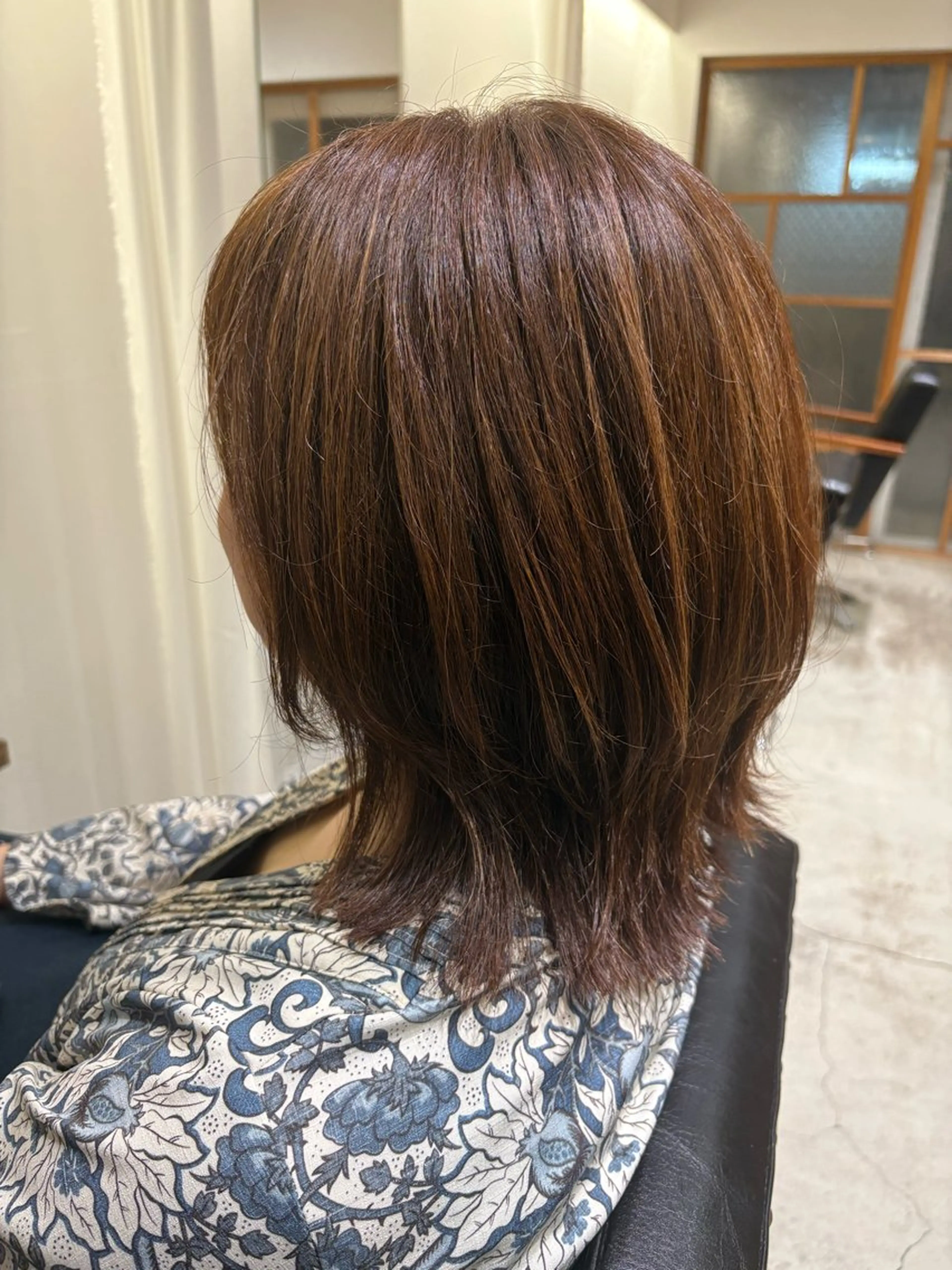 ミディアム カット 寺本 心のヘアスタイル