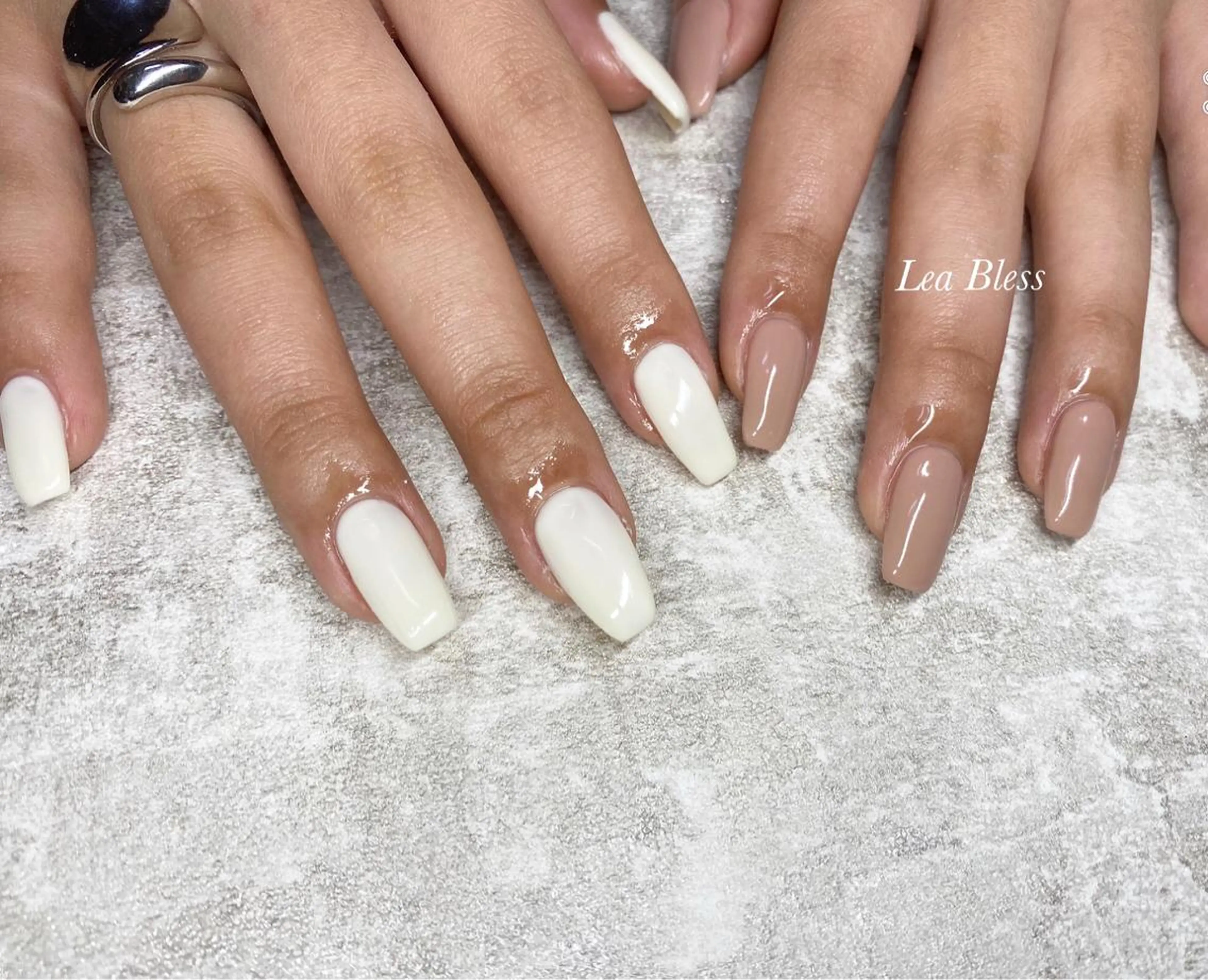 ネイル ワンカラーネイル Lea Bless 河原町のネイルデザイン