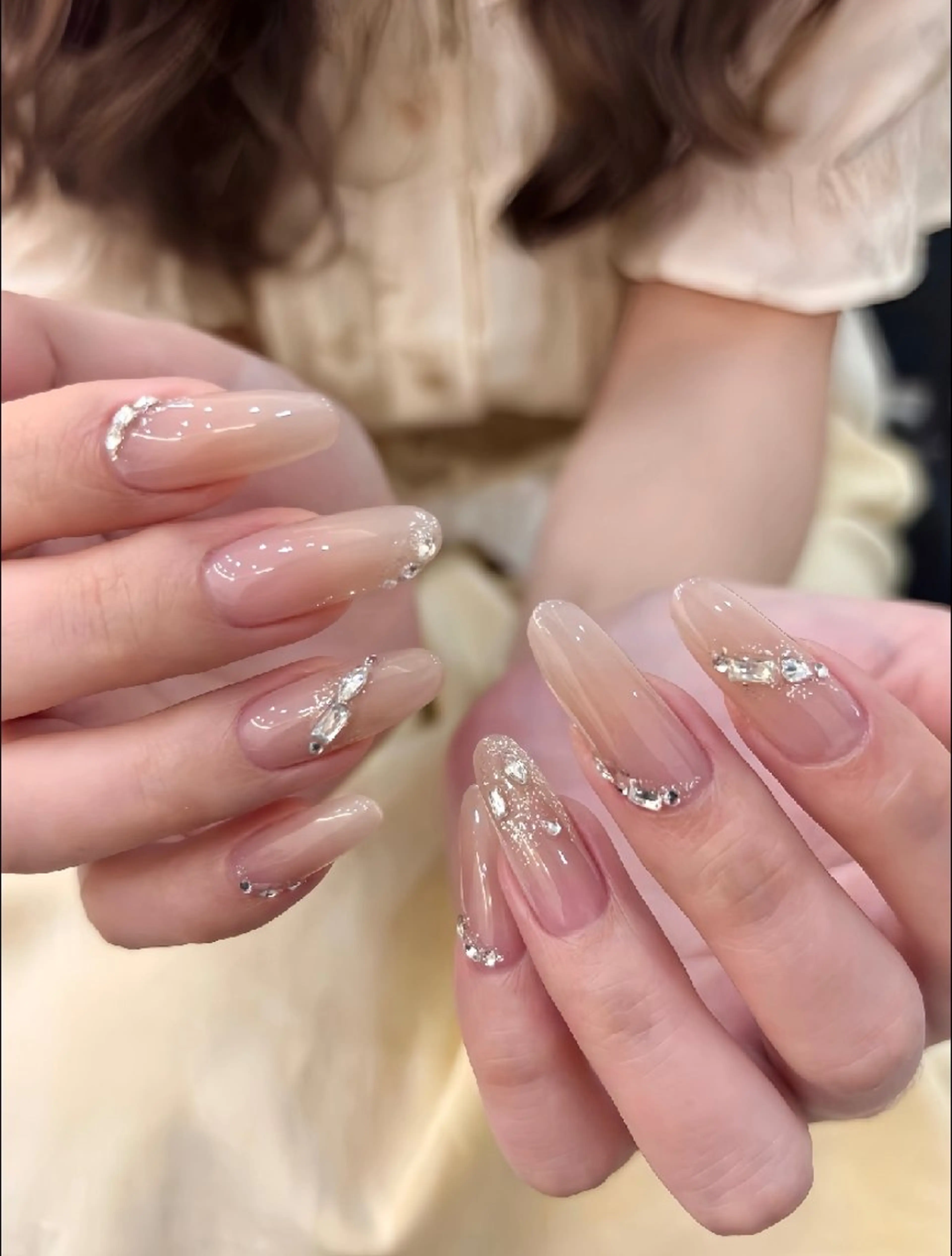 チップ長さ出し10本&アートし放題(パーツ込み)★120分間の写真