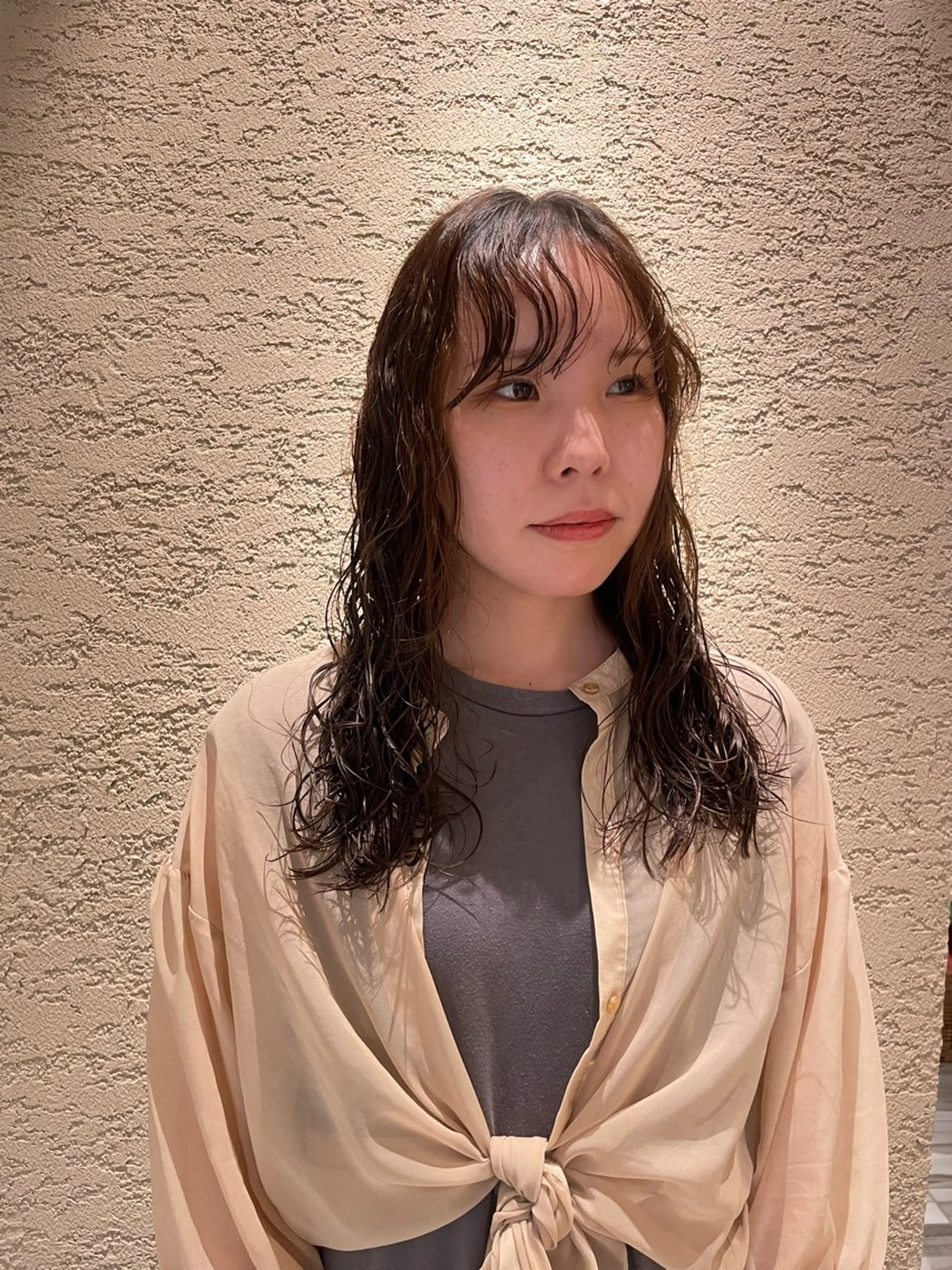 ロング パーマ 吉永 琴香のヘアスタイル