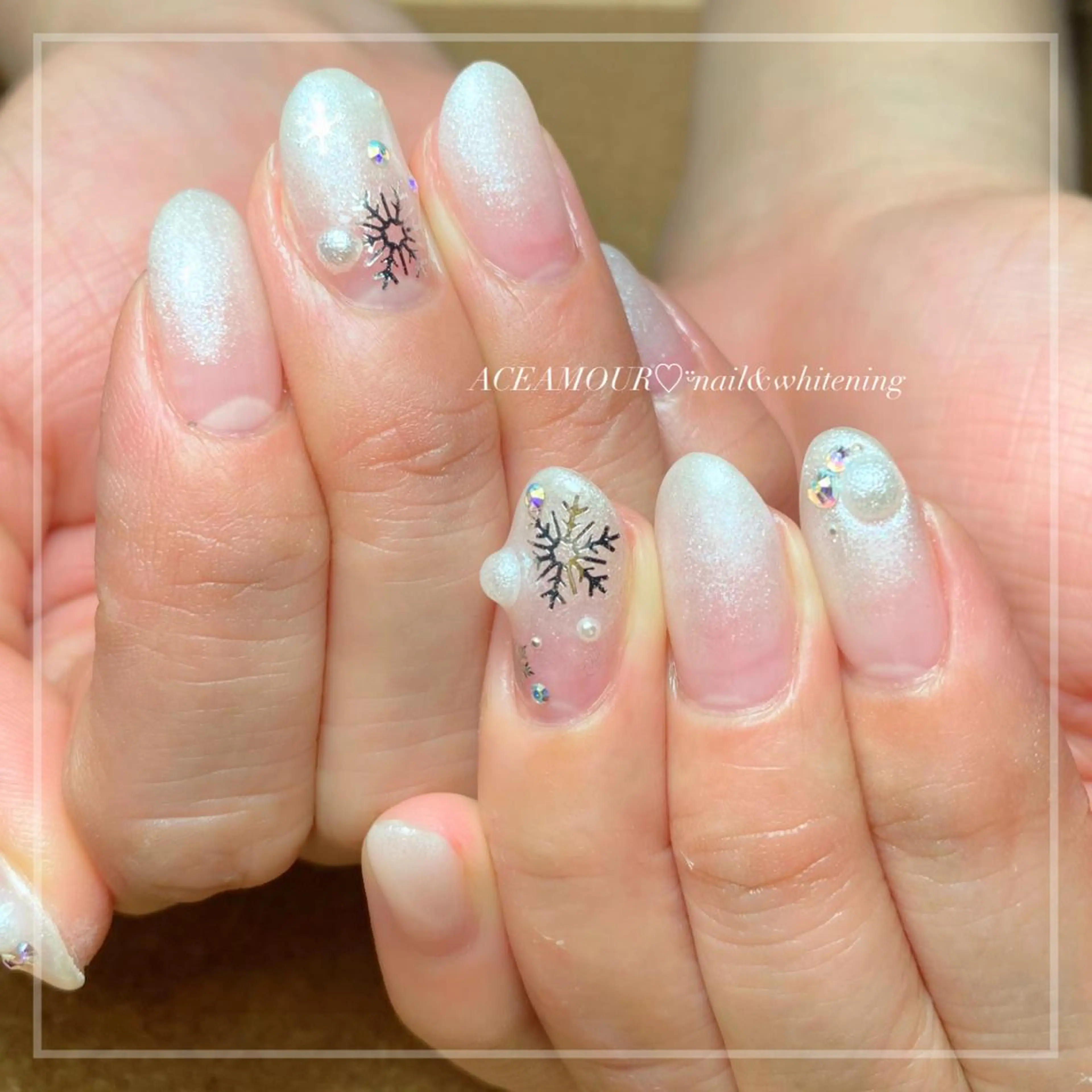 ネイル ネイル/耳つぼ /新ホワイトニングのネイルデザイン