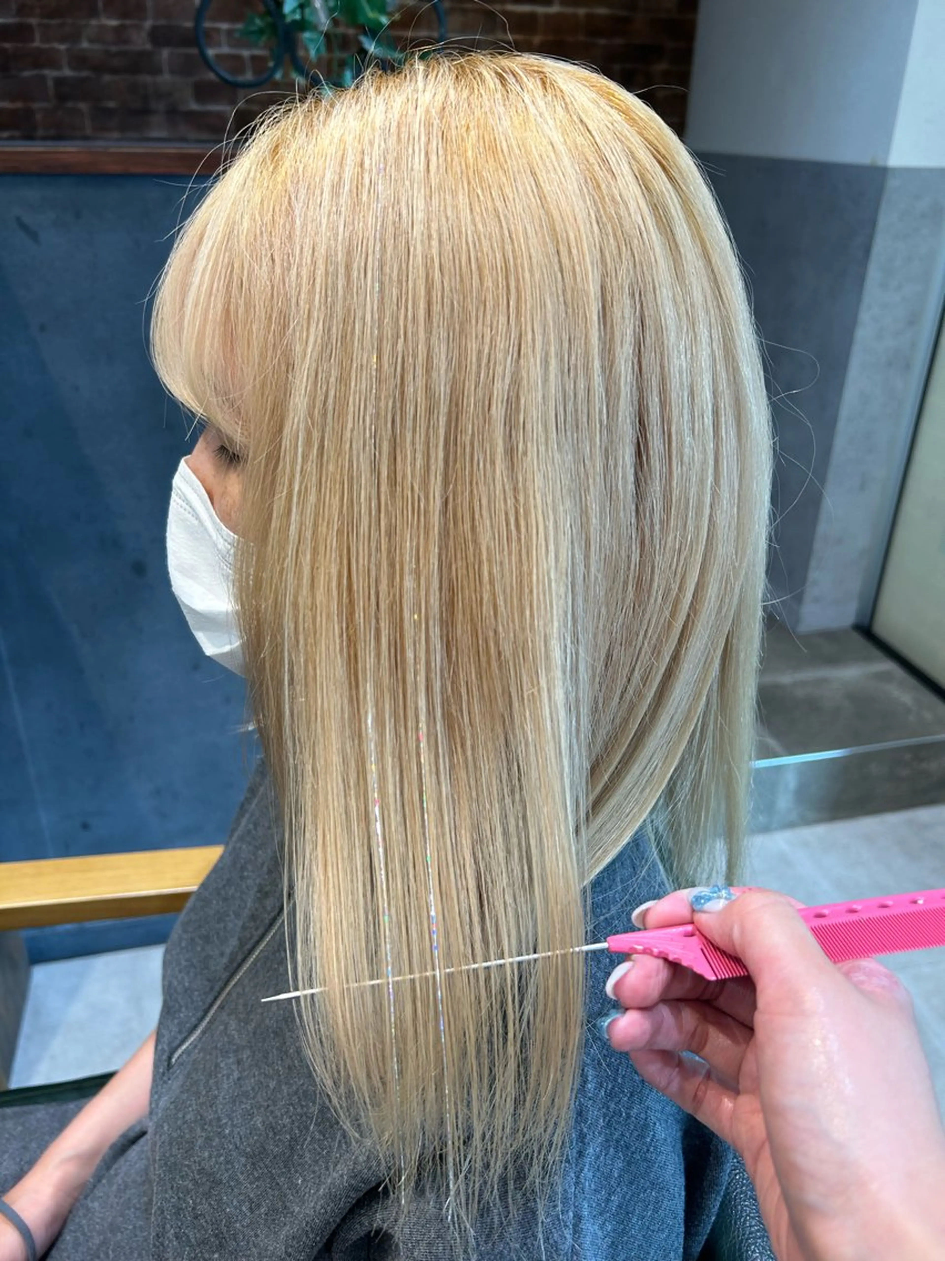 セミロング ヘアアレンジ 髪質改善/縮毛矯正 ツヤ髪🩷さつきのヘアスタイル