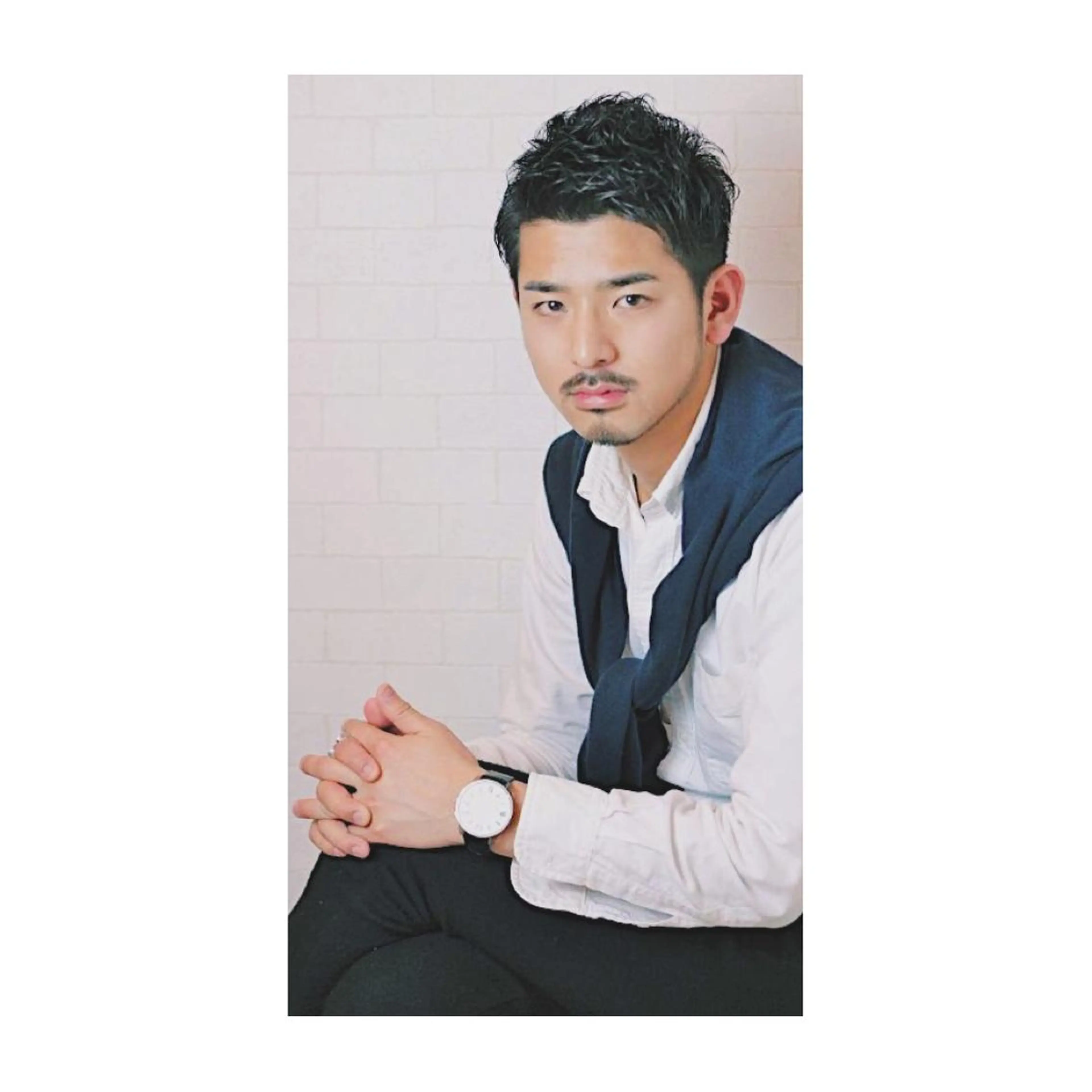 ショート パーマ メンズ ショートヘア 清川 泰斗のヘアスタイル