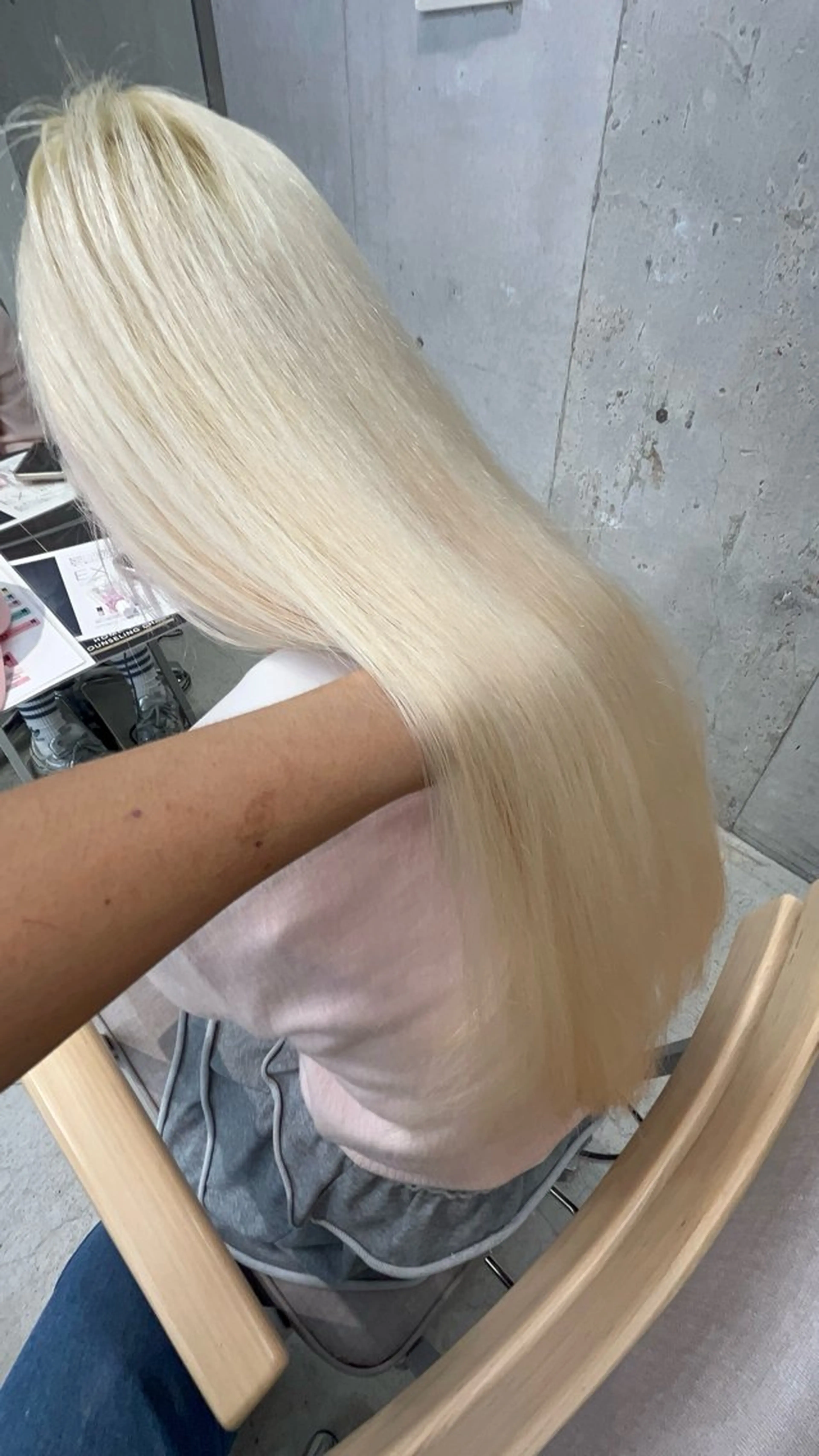 ロング カラー ヘアカラー トリートメント ヘアセット 透明感カラー/ ブリーチ/💓パタオのヘアスタイル