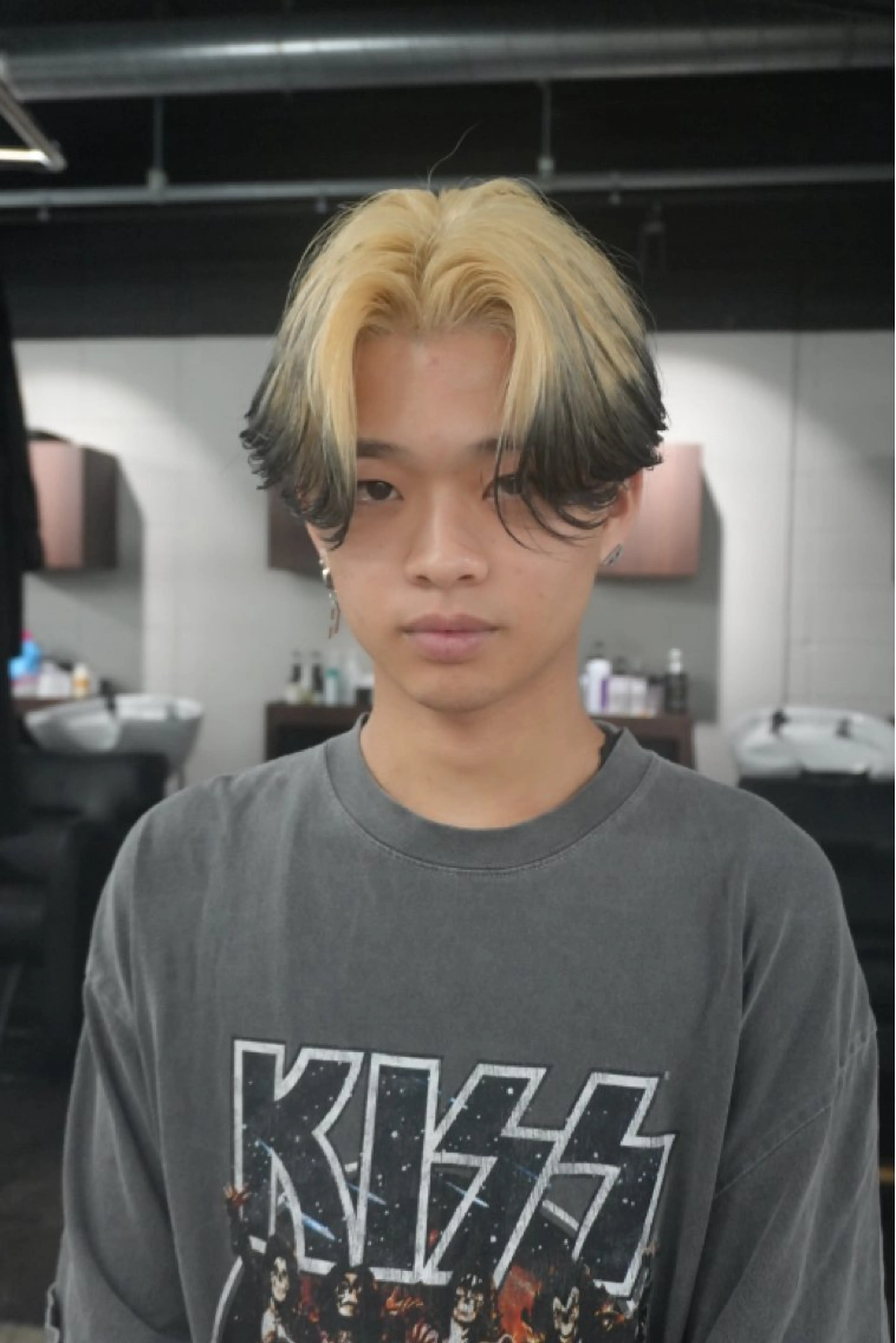 カラー メンズ メンズブリーチ ブリーチ デザインカラー メンズ/マッシュ Hikaruのヘアスタイル