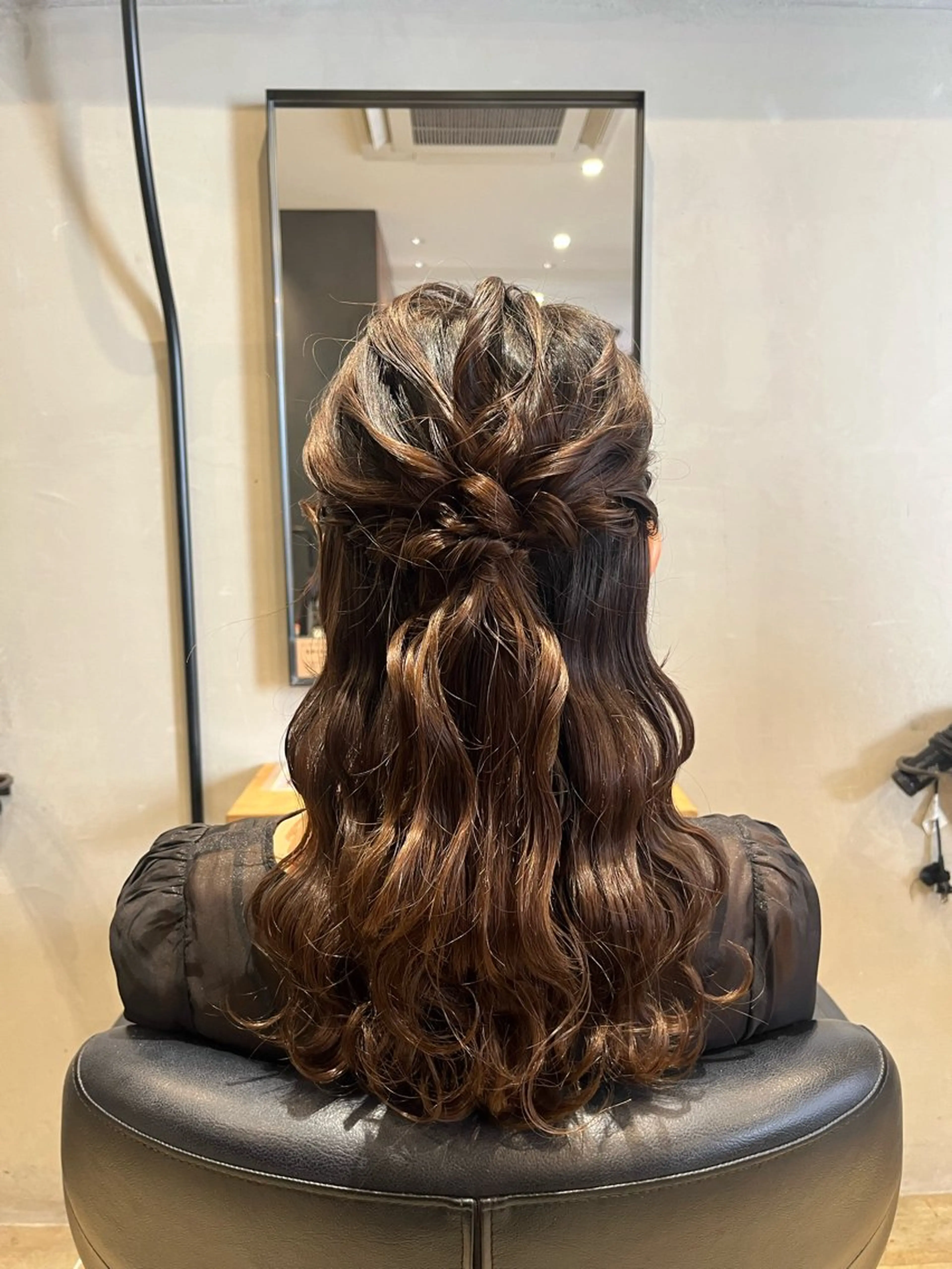 ロング ヘアアレンジ みわ/博多 ブリーチ/メンズヘアのヘアスタイル