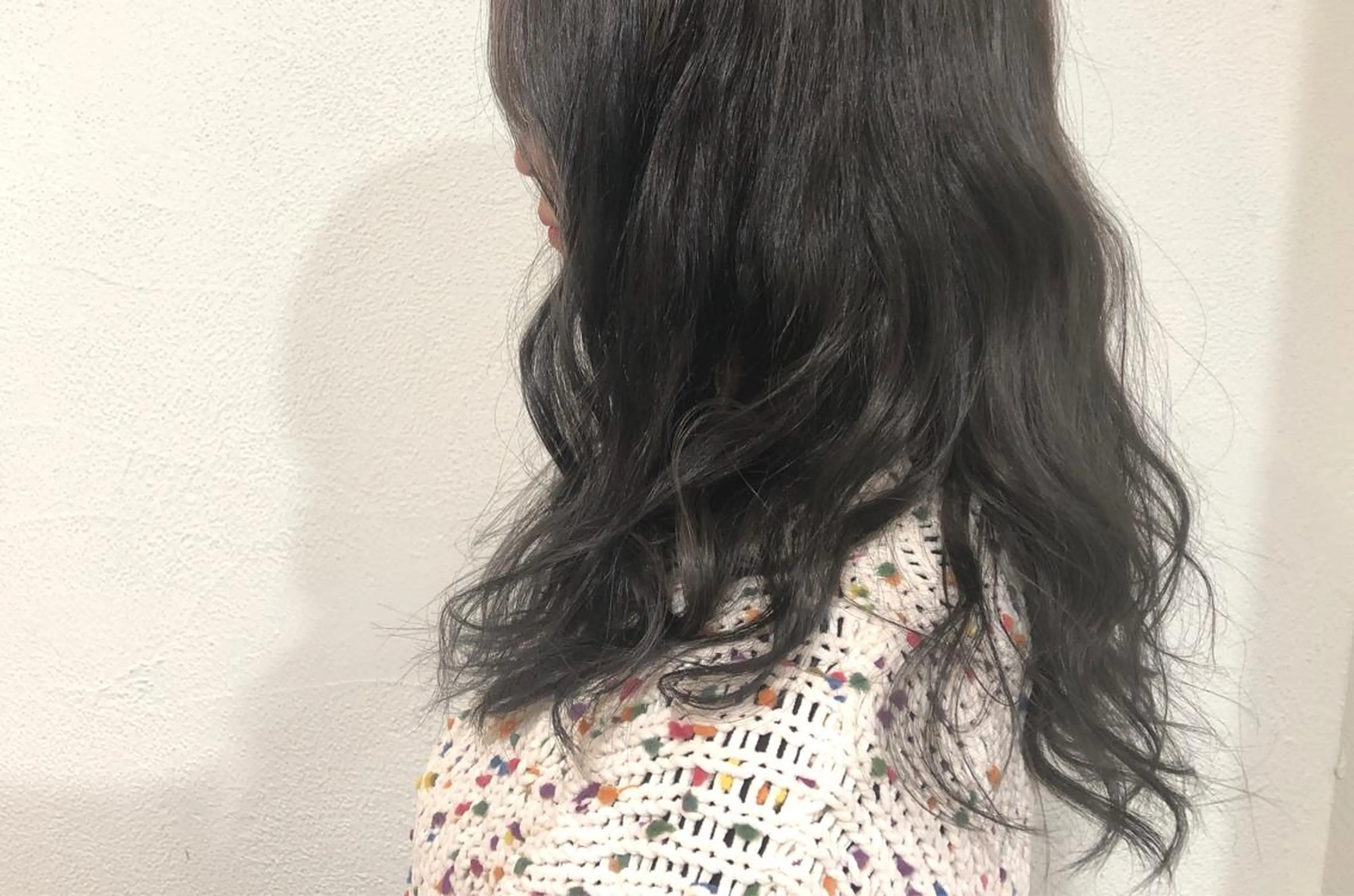 カラー 透明感カラー グレージュ パ ルのヘアスタイル