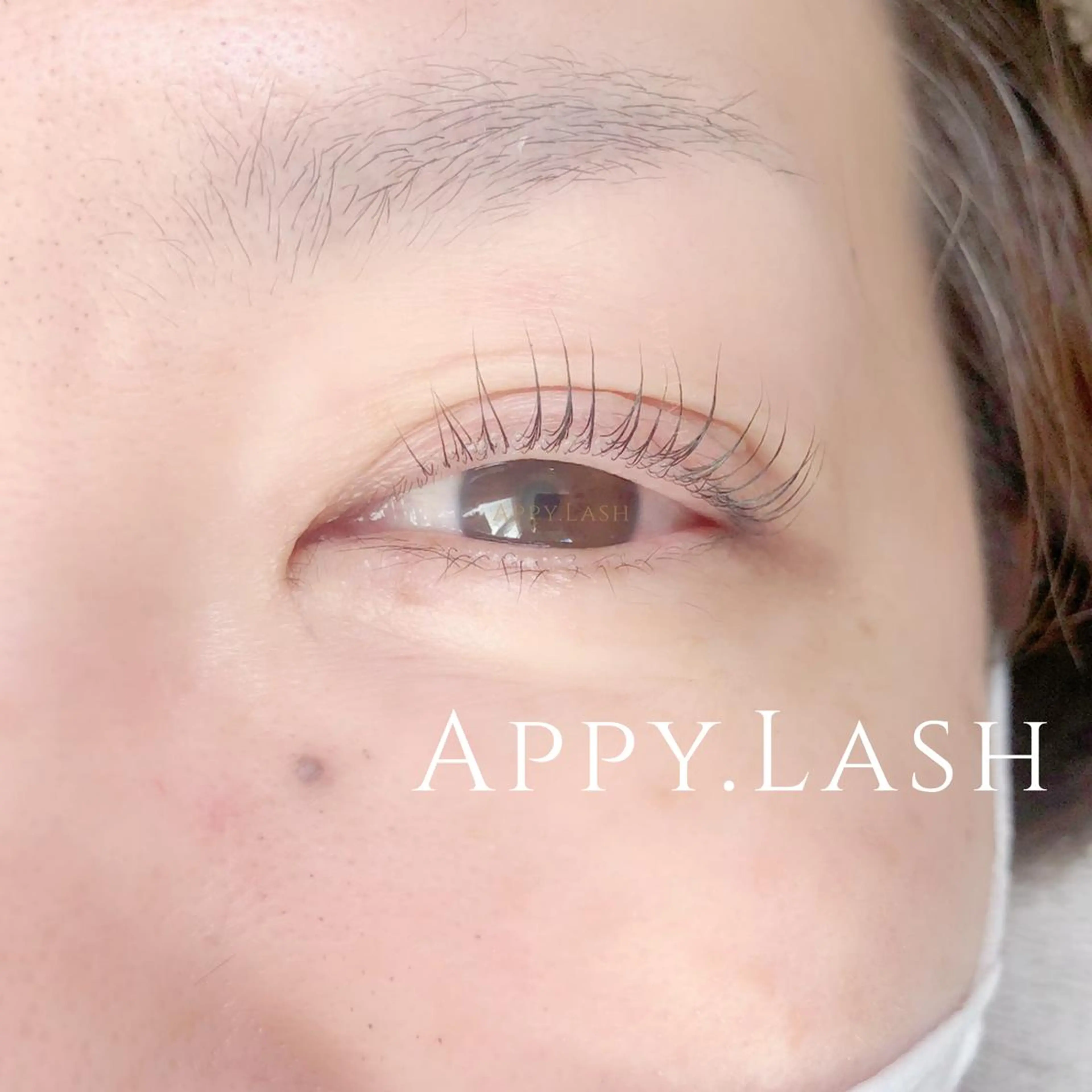 マツエク・マツパ フラットラッシュ パリジェンヌラッシュリフト まつげパーマ 一重×まつ毛パーマ まつげと眉の専門店 Appy.Lashのマツエク・マツパデザイン
