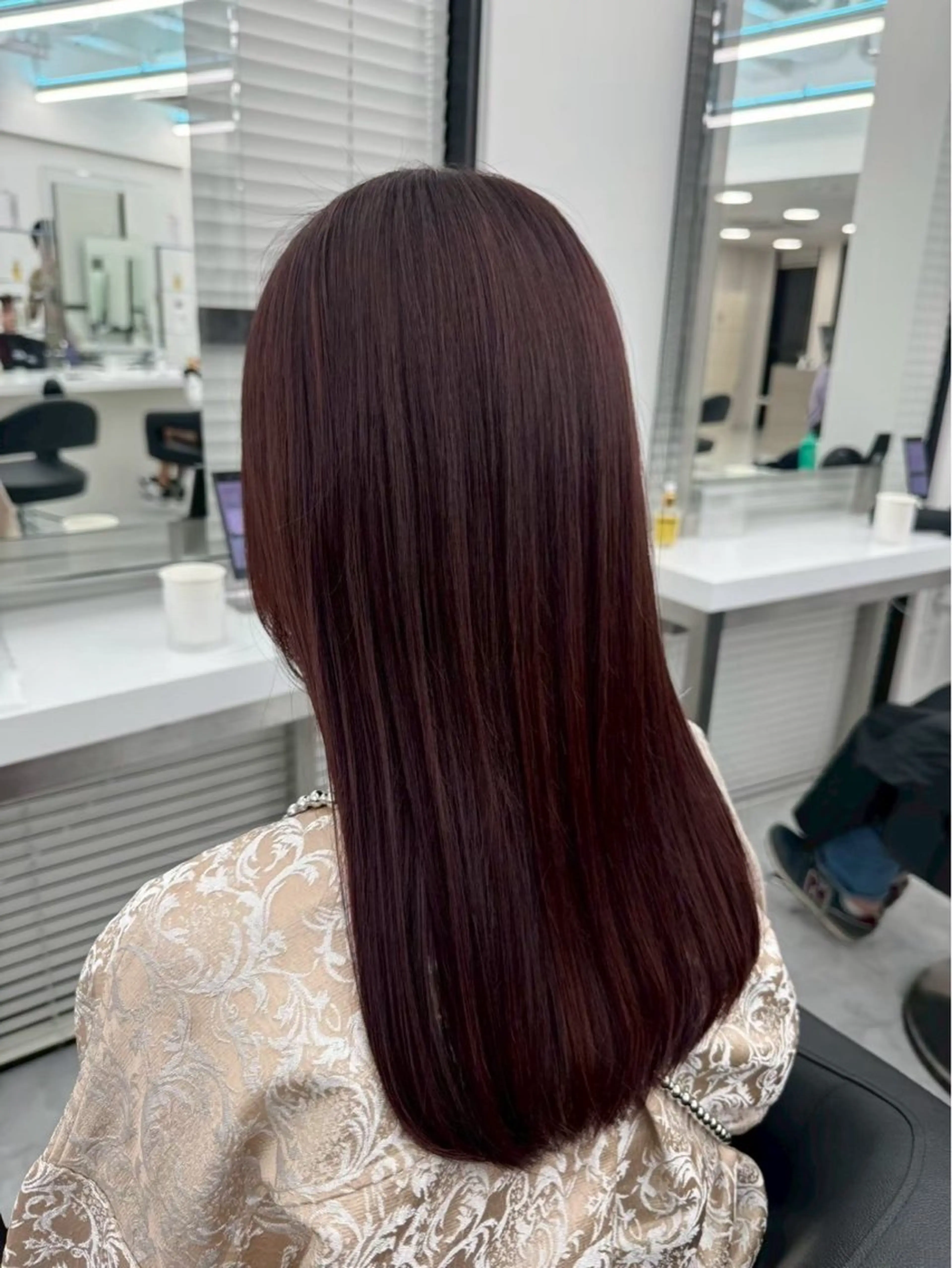 ロング カラー ヘアカラー トリートメント 曲がる縮毛矯正✨️ パーマ🌀 晃哉‎のヘアスタイル